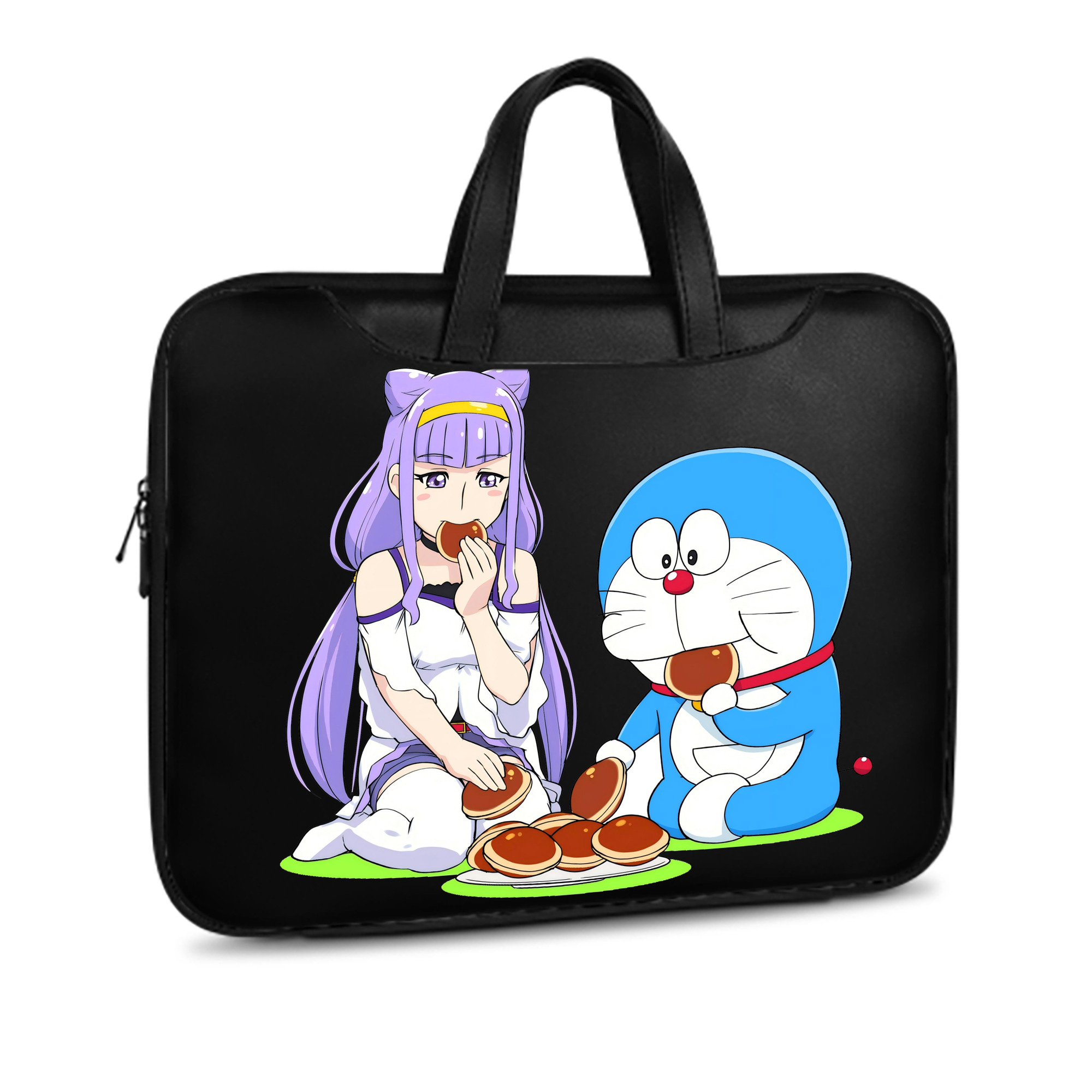 （画像用） ドラえもん Doraemon レザーラップトップバッグ　ノートパソコンケース
