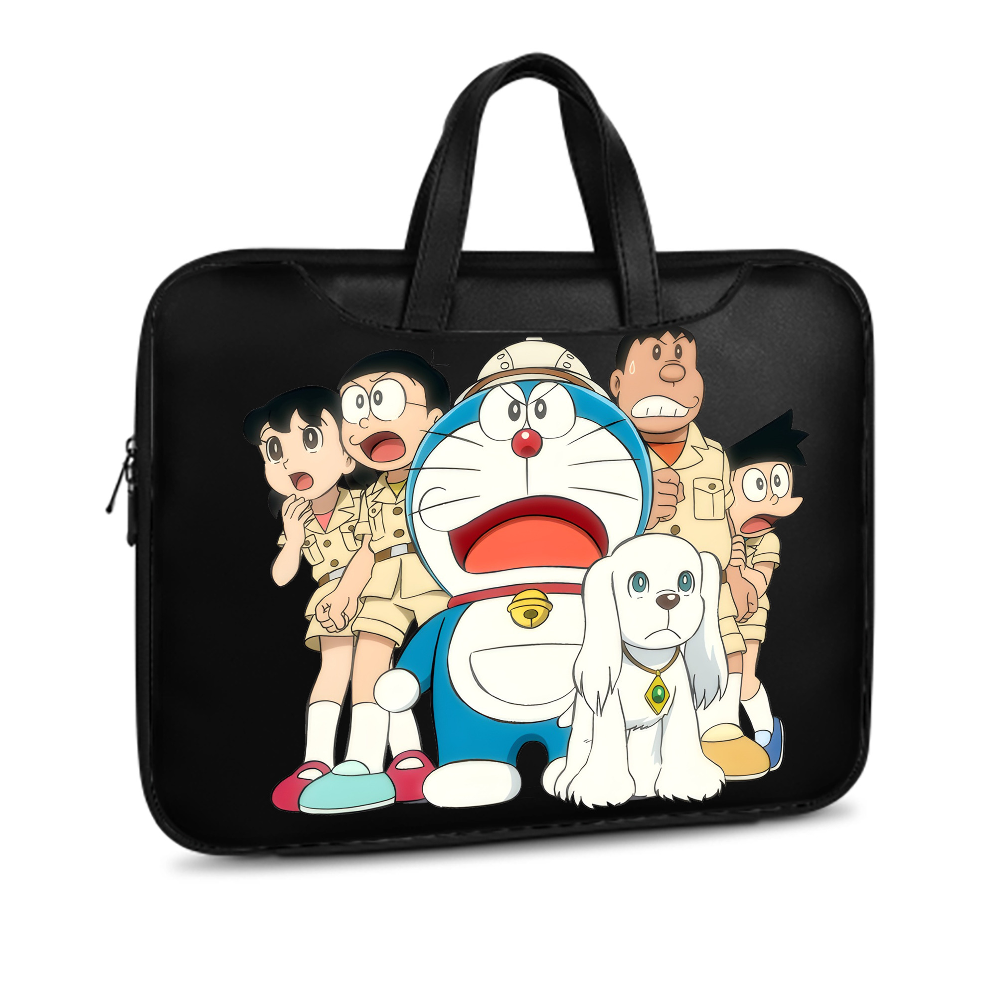 （画像用） ドラえもん Doraemon レザーラップトップバッグ　ノートパソコンケース