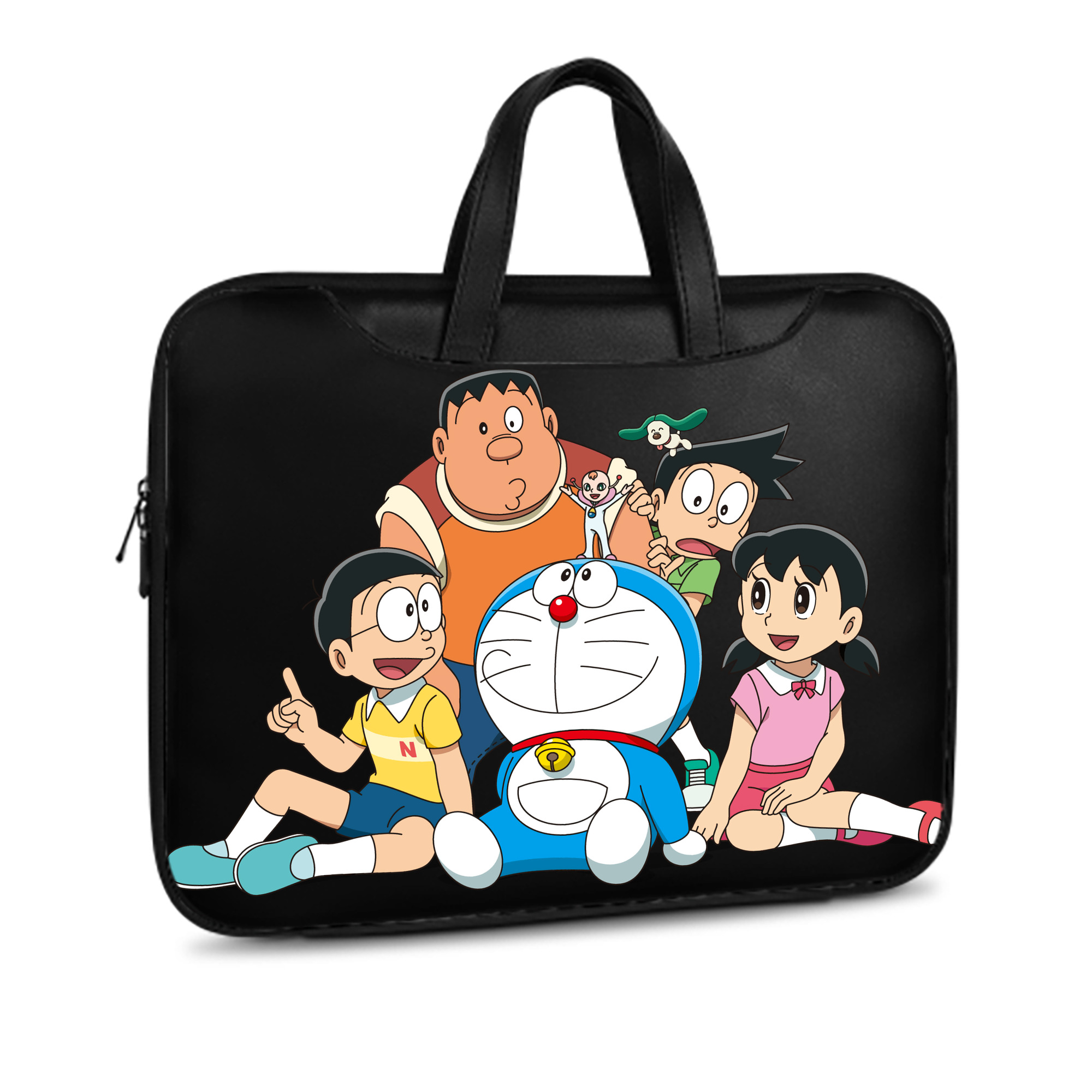 （画像用） ドラえもん Doraemon レザーラップトップバッグ　ノートパソコンケース