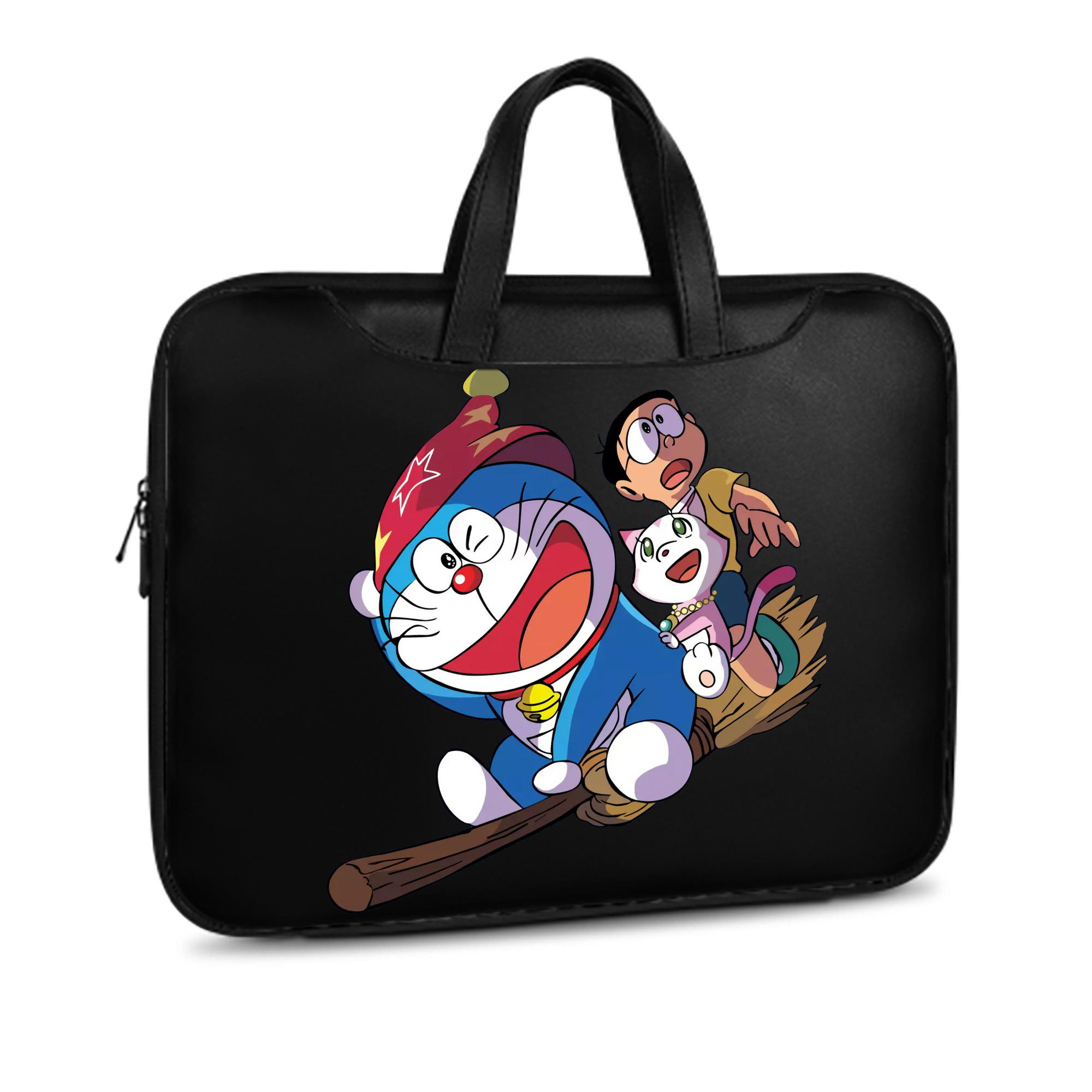 （画像用） ドラえもん Doraemon レザーラップトップバッグ　ノートパソコンケース