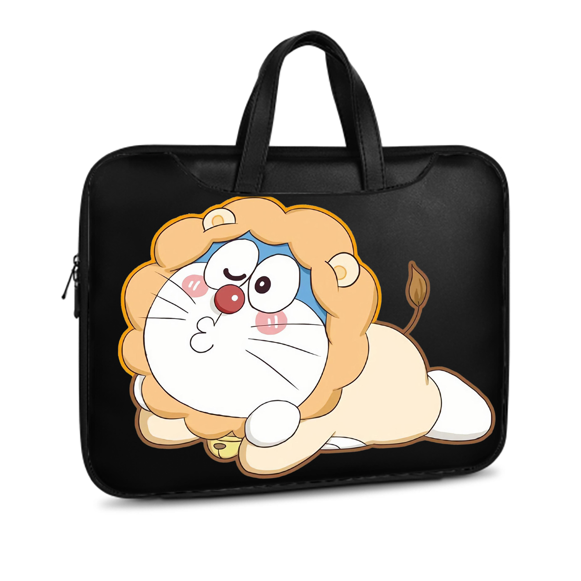 （画像用） ドラえもん Doraemon レザーラップトップバッグ　ノートパソコンケース