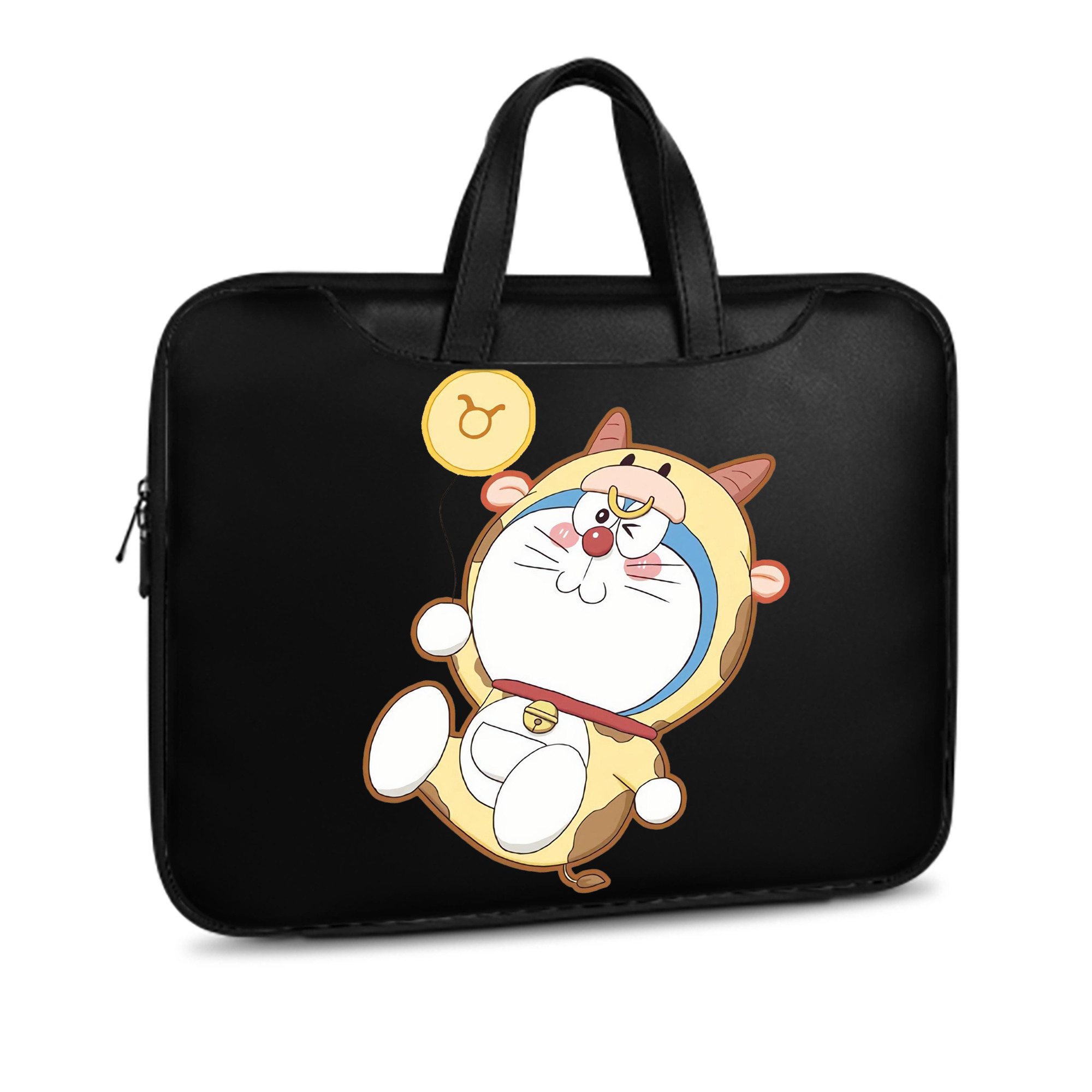 （画像用） ドラえもん Doraemon レザーラップトップバッグ　ノートパソコンケース