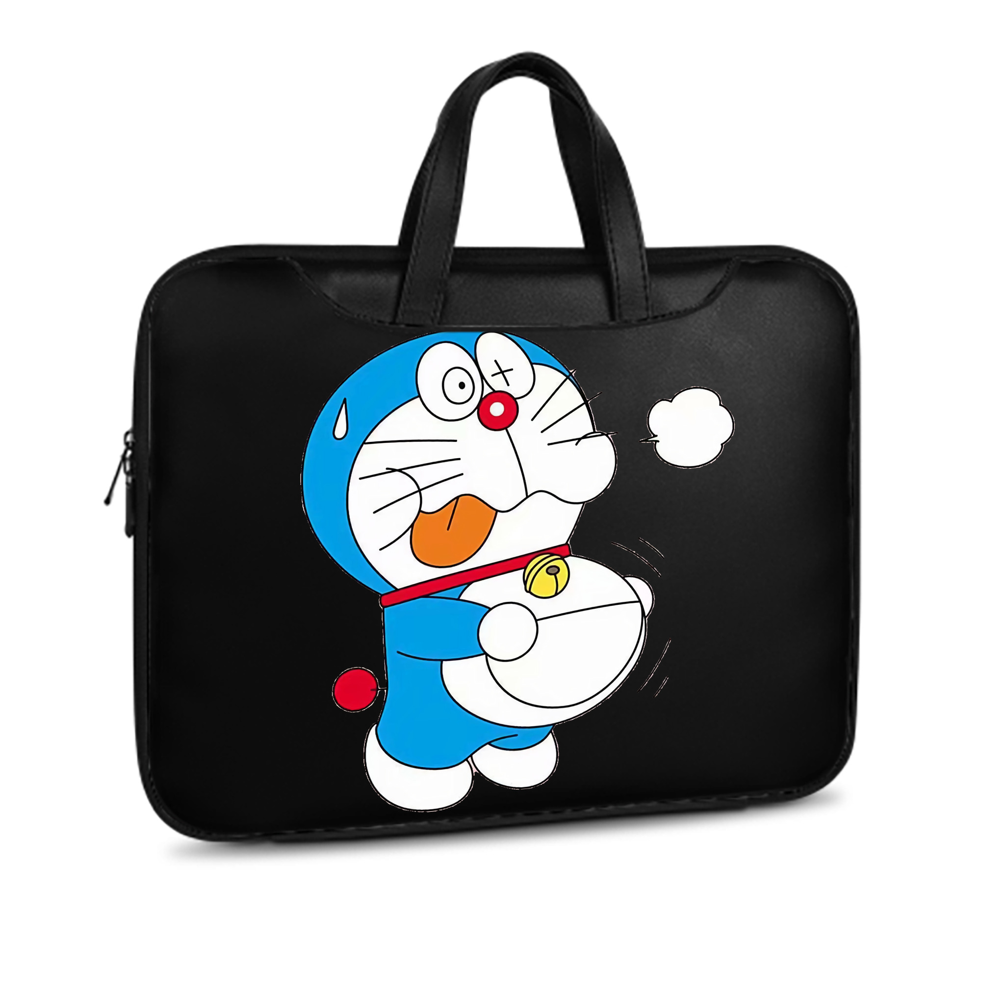 （画像用） ドラえもん Doraemon レザーラップトップバッグ　ノートパソコンケース