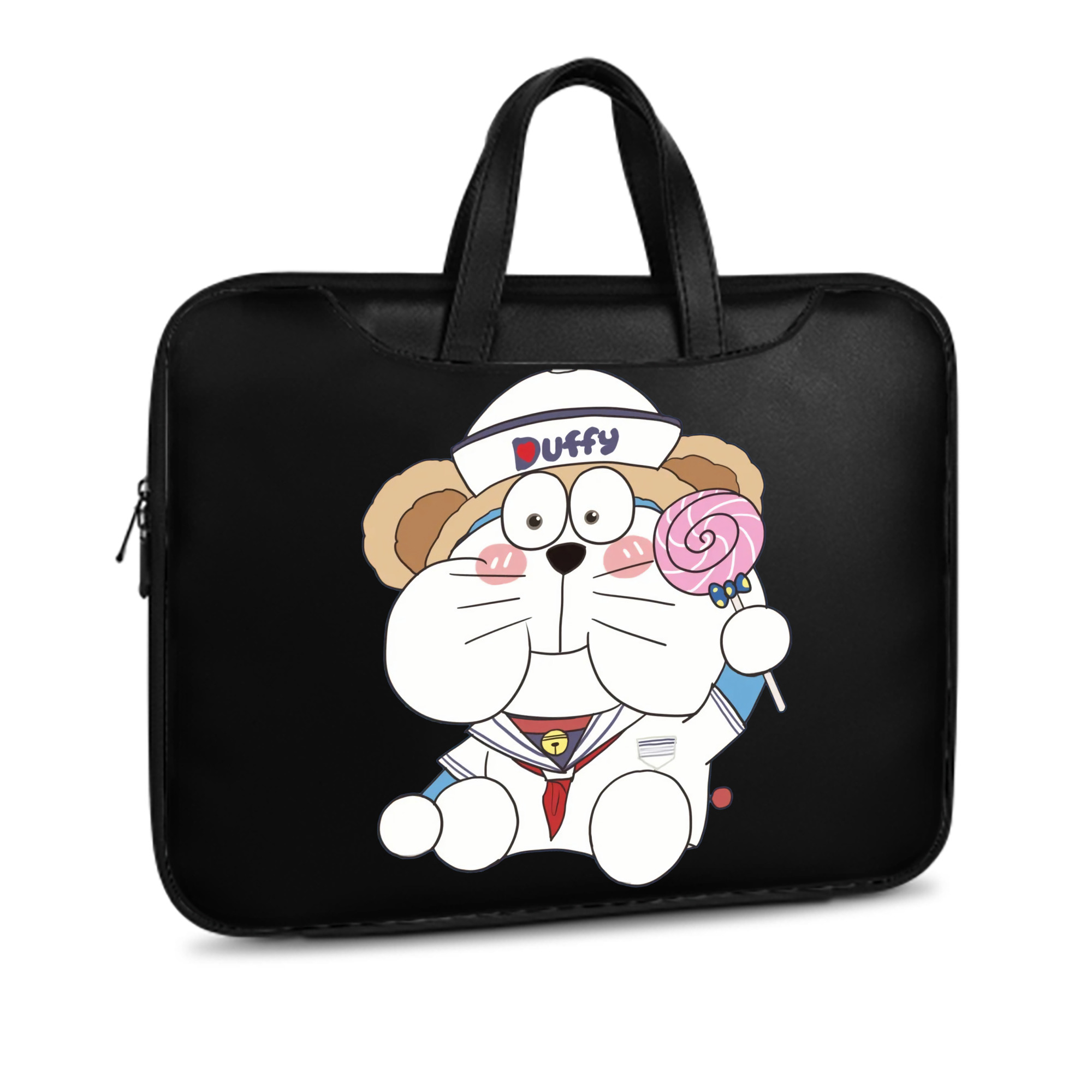 （画像用） ドラえもん Doraemon レザーラップトップバッグ　ノートパソコンケース