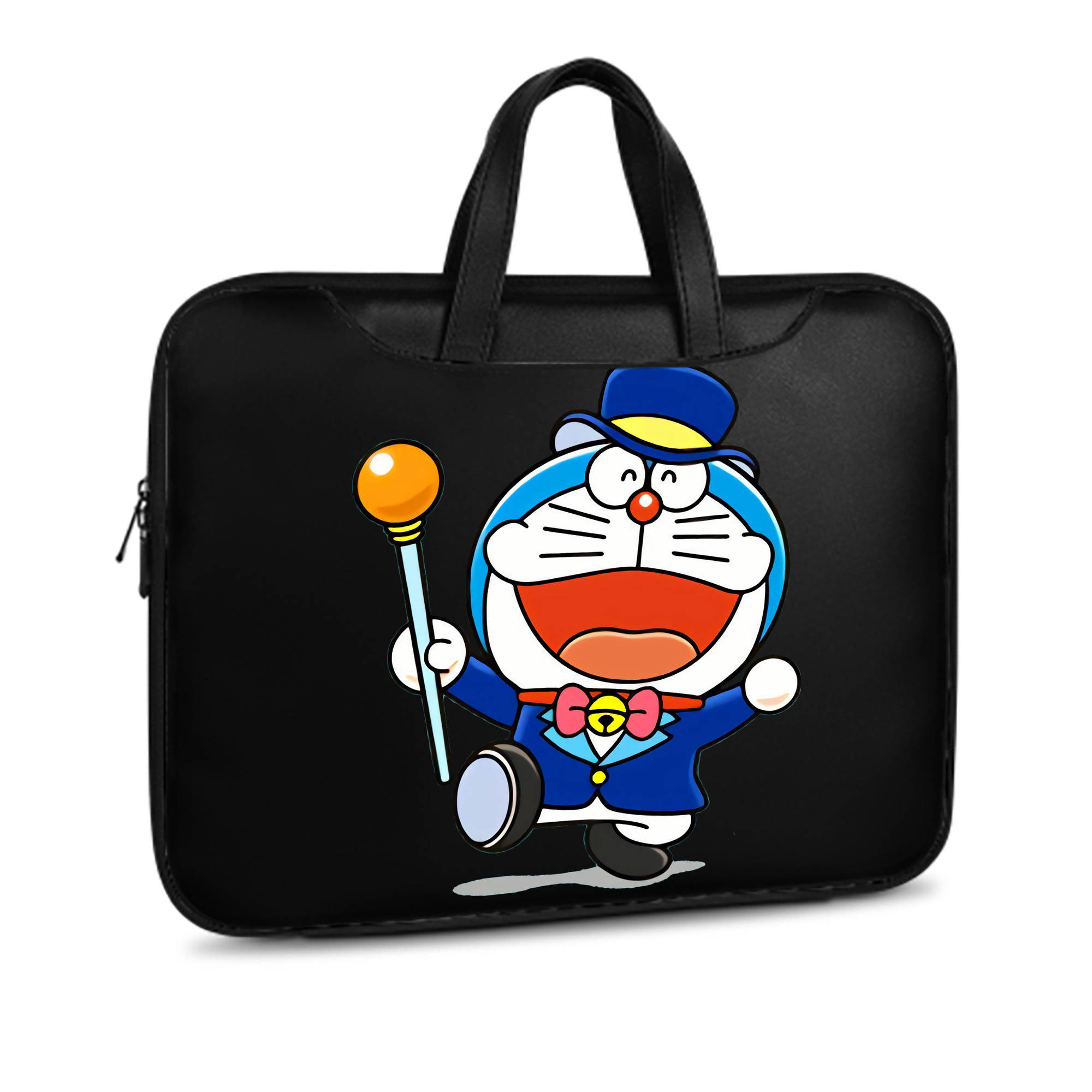（画像用） ドラえもん Doraemon レザーラップトップバッグ　ノートパソコンケース