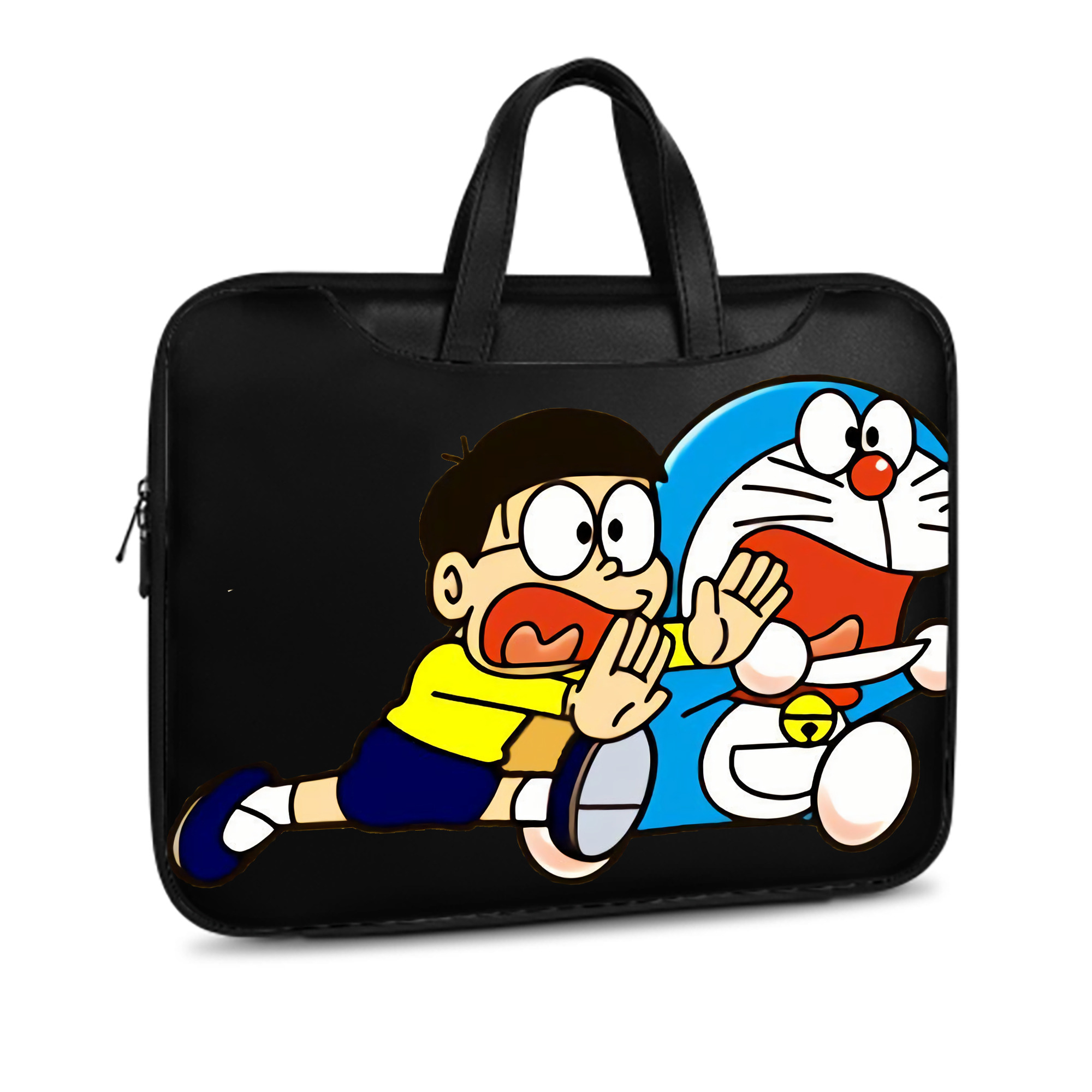 （画像用） ドラえもん Doraemon レザーラップトップバッグ　ノートパソコンケース