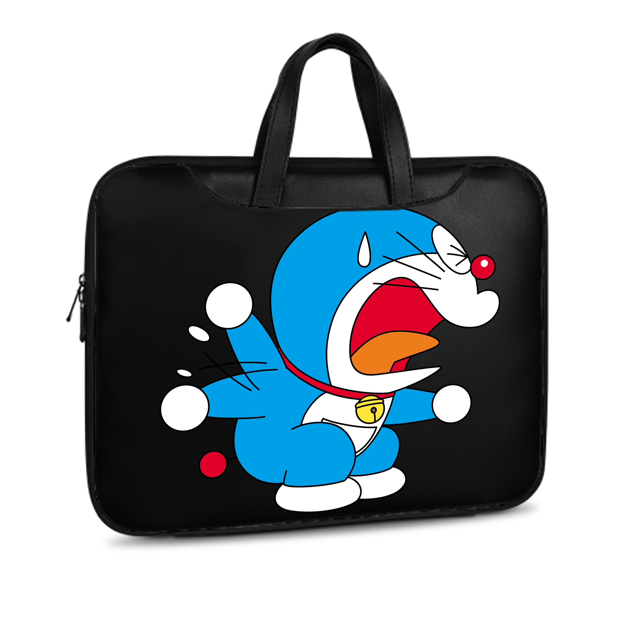 （画像用） ドラえもん Doraemon レザーラップトップバッグ　ノートパソコンケース