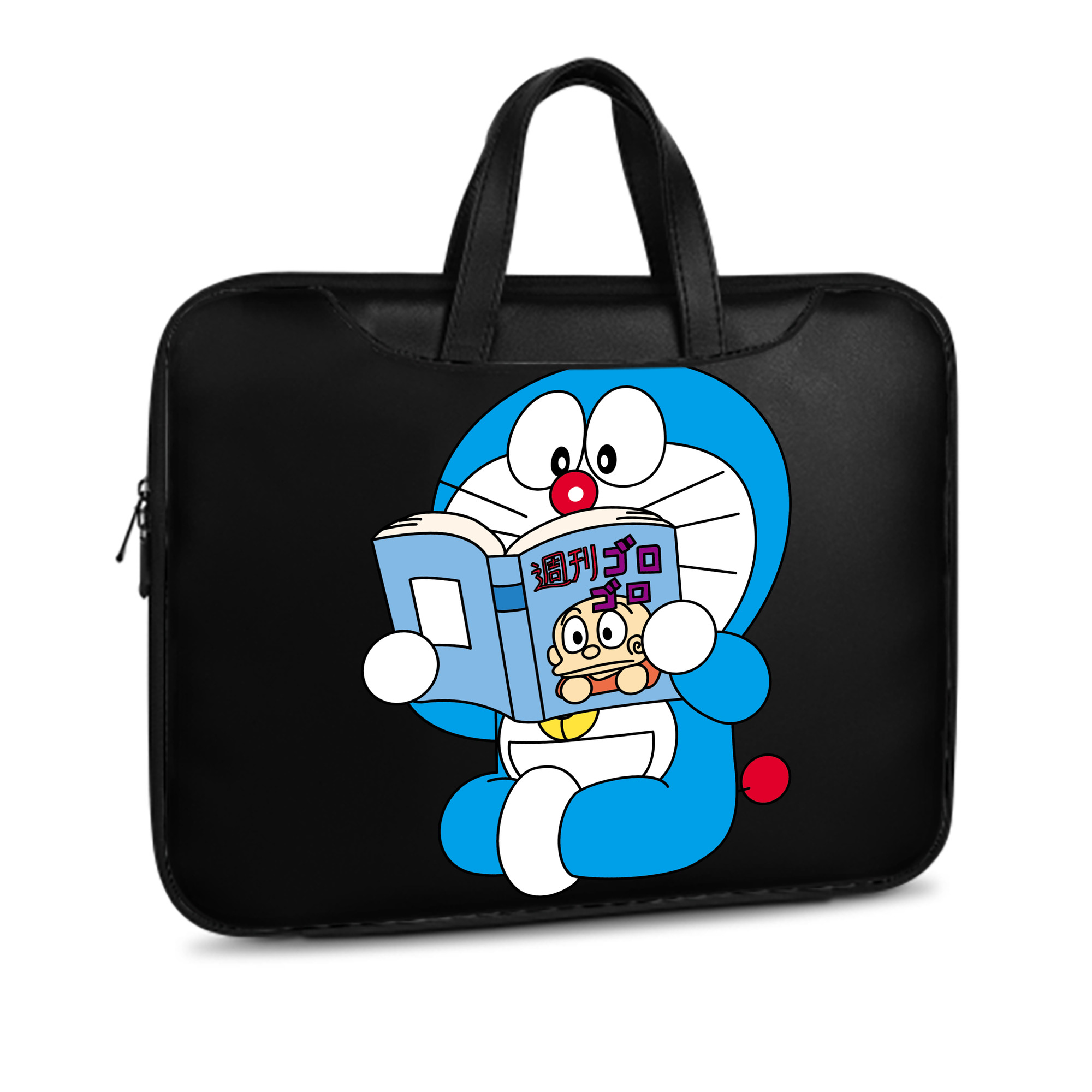 （画像用） ドラえもん Doraemon レザーラップトップバッグ　ノートパソコンケース