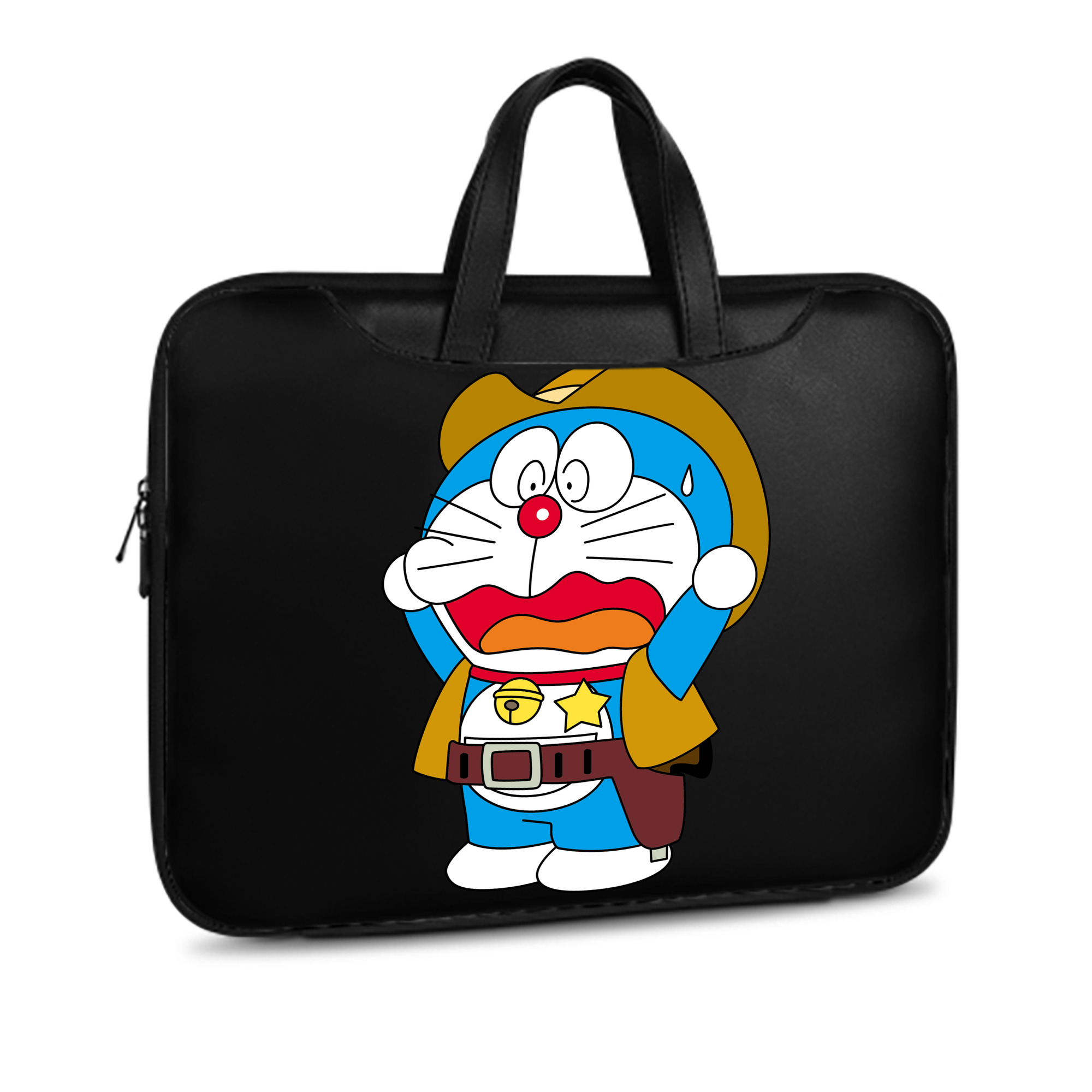（画像用） ドラえもん Doraemon レザーラップトップバッグ　ノートパソコンケース