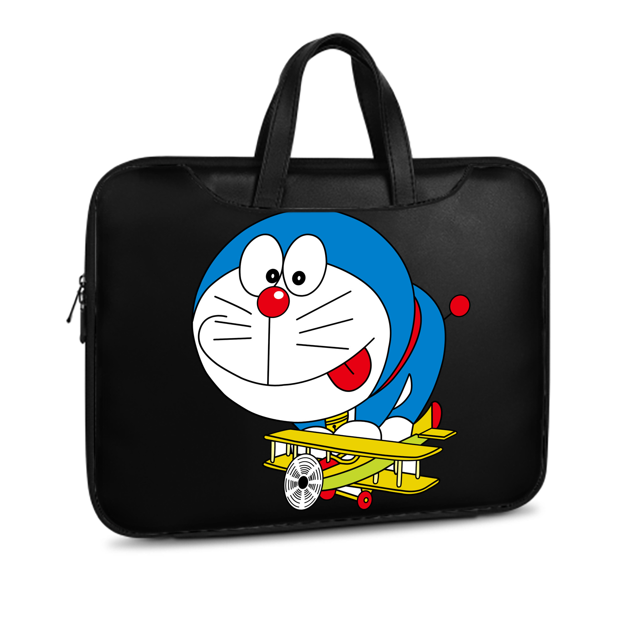 （画像用） ドラえもん Doraemon レザーラップトップバッグ　ノートパソコンケース