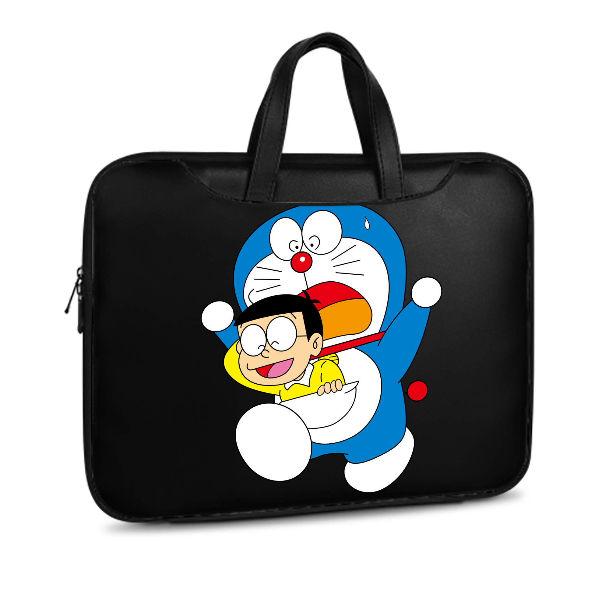 （画像用） ドラえもん Doraemon レザーラップトップバッグ　ノートパソコンケース