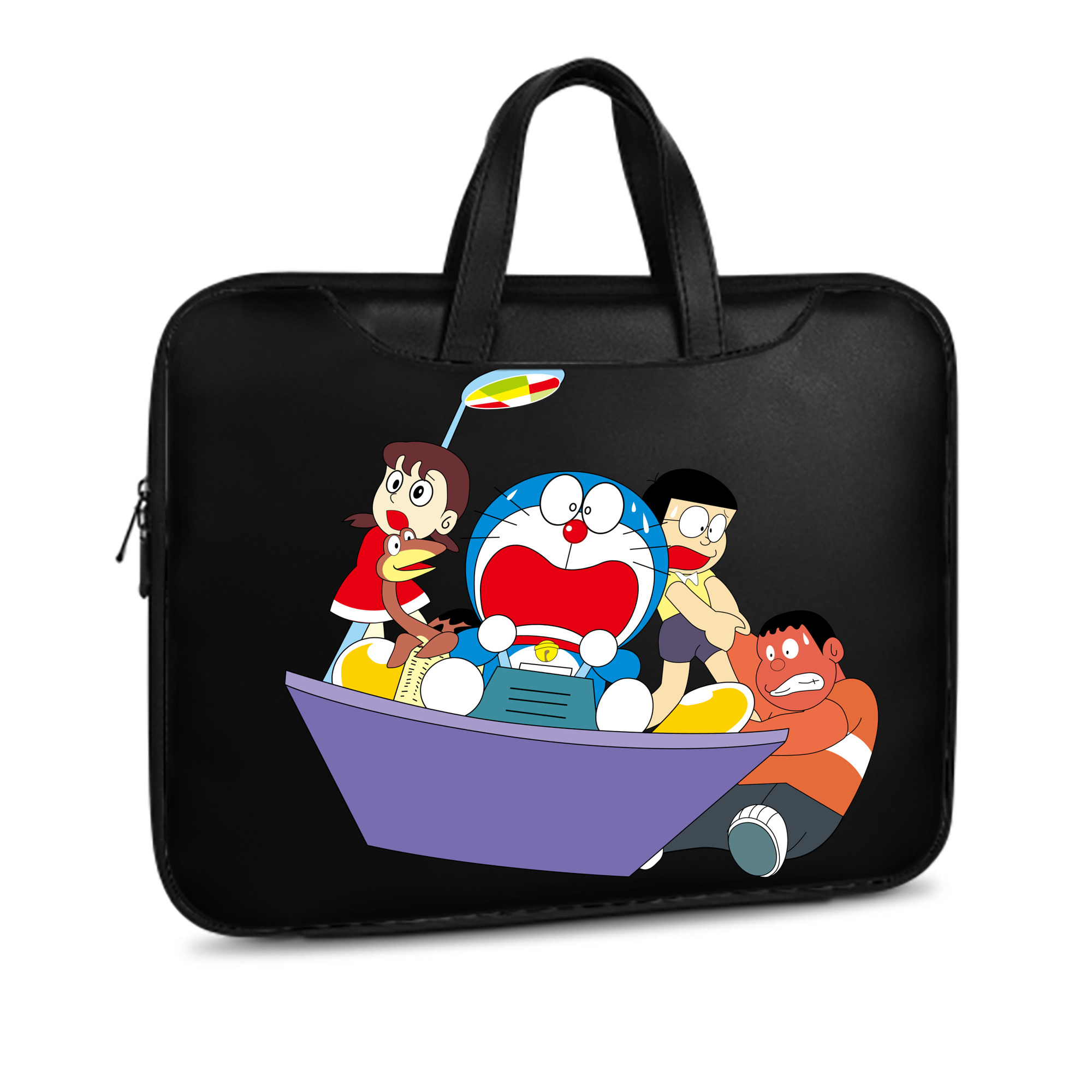 （画像用） ドラえもん Doraemon レザーラップトップバッグ　ノートパソコンケース