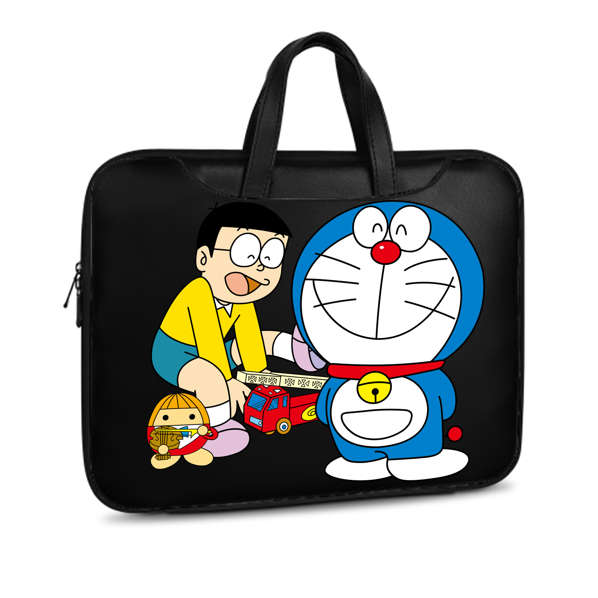 （画像用） ドラえもん Doraemon レザーラップトップバッグ　ノートパソコンケース