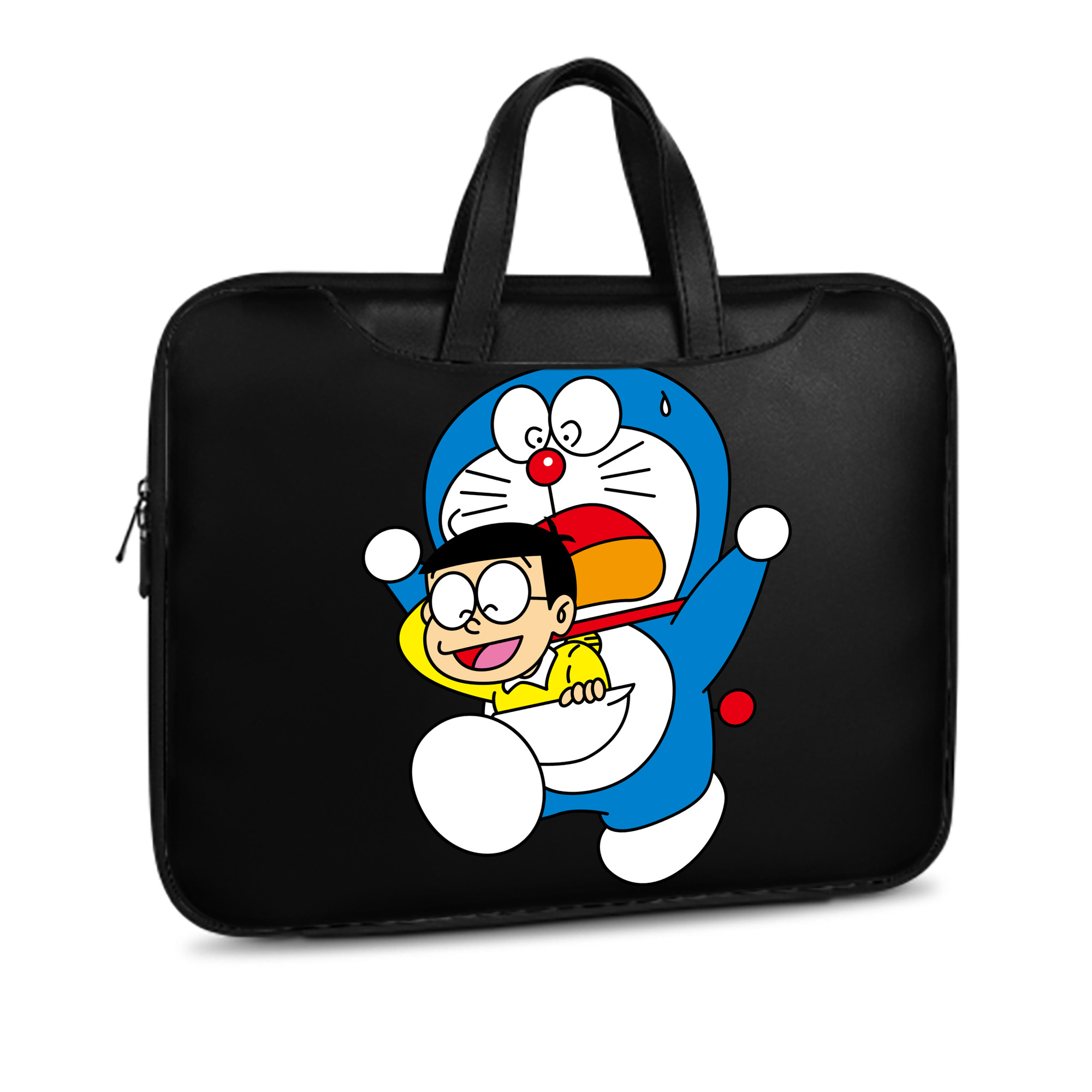（画像用） ドラえもん Doraemon レザーラップトップバッグ　ノートパソコンケース