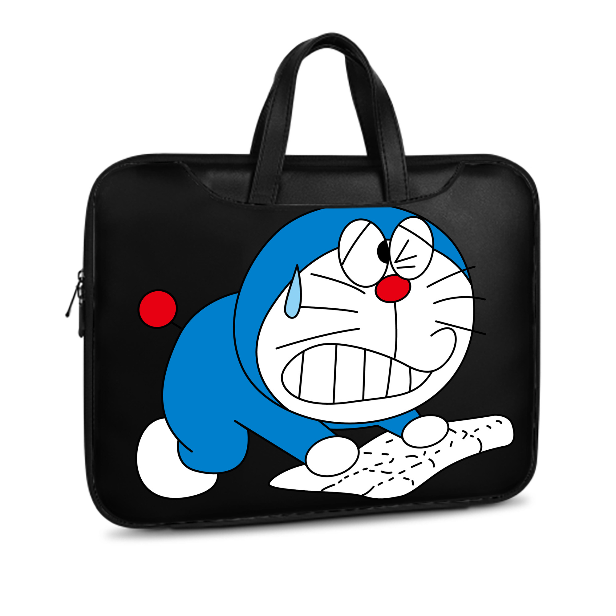 （画像用） ドラえもん Doraemon レザーラップトップバッグ　ノートパソコンケース