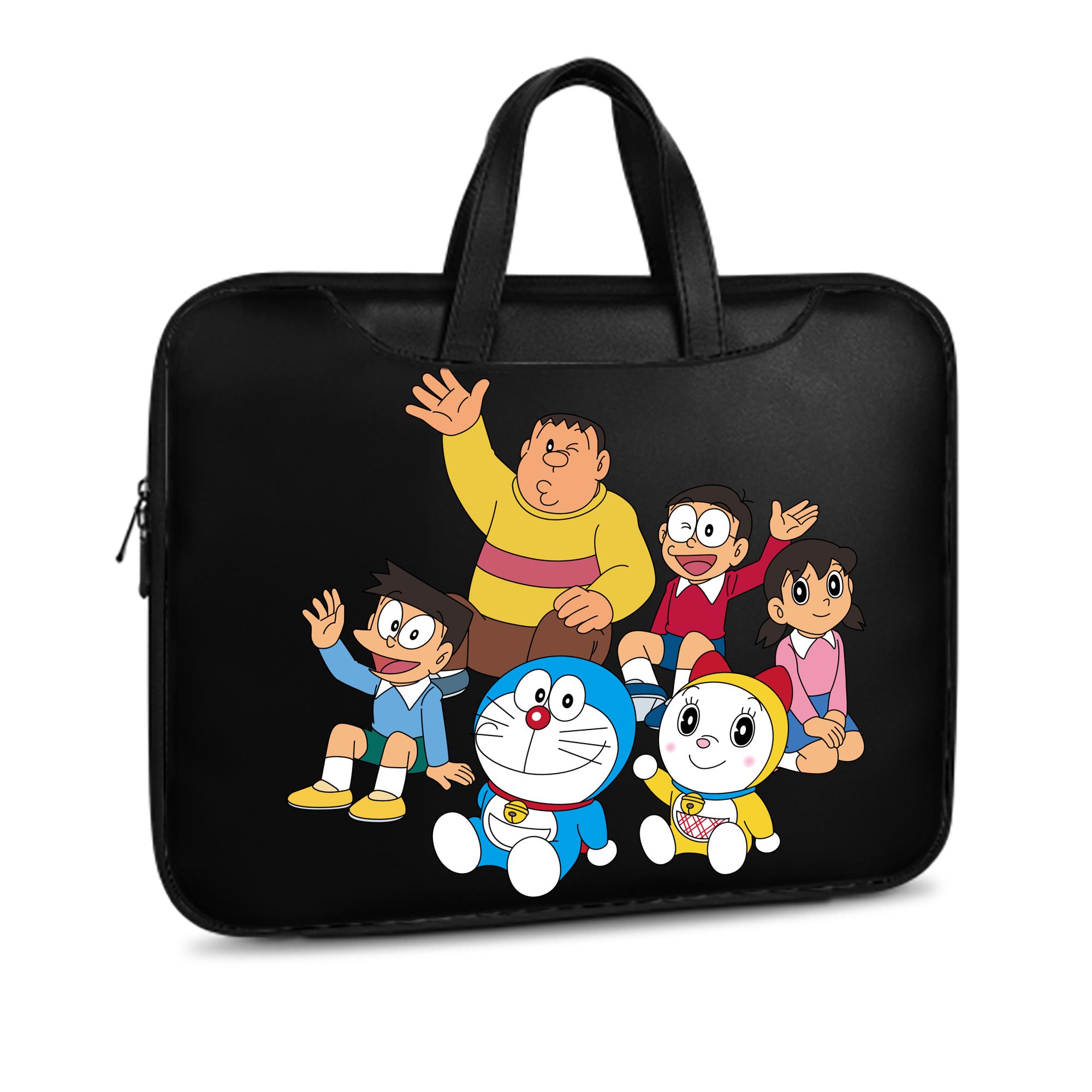 （画像用） ドラえもん 骨川 スネ夫 Doraemon Honekawa Suneo レザーラップトップバッグ　ノートパソコンケース