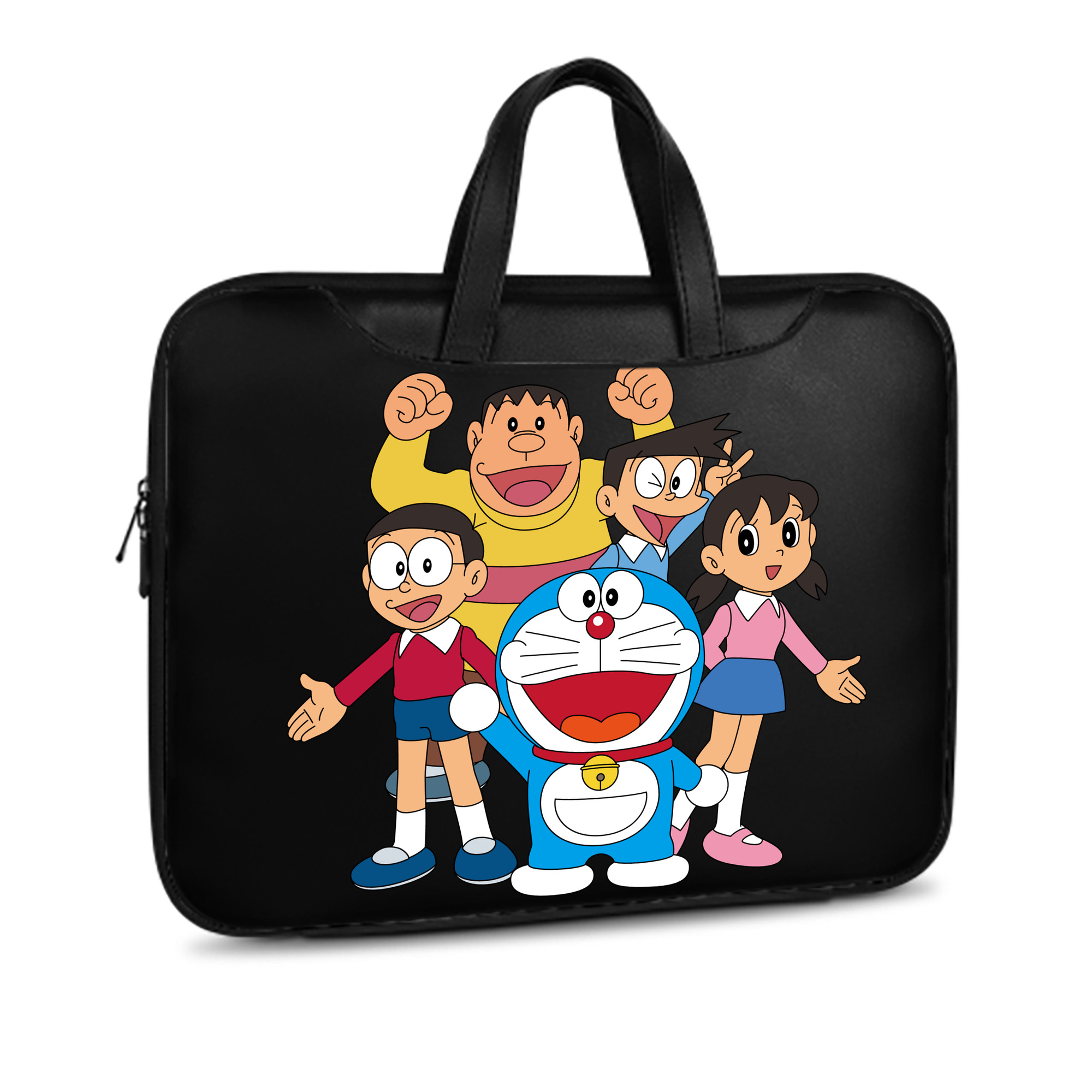 （画像用） ドラえもん 骨川 スネ夫 Doraemon Honekawa Suneo レザーラップトップバッグ　ノートパソコンケース