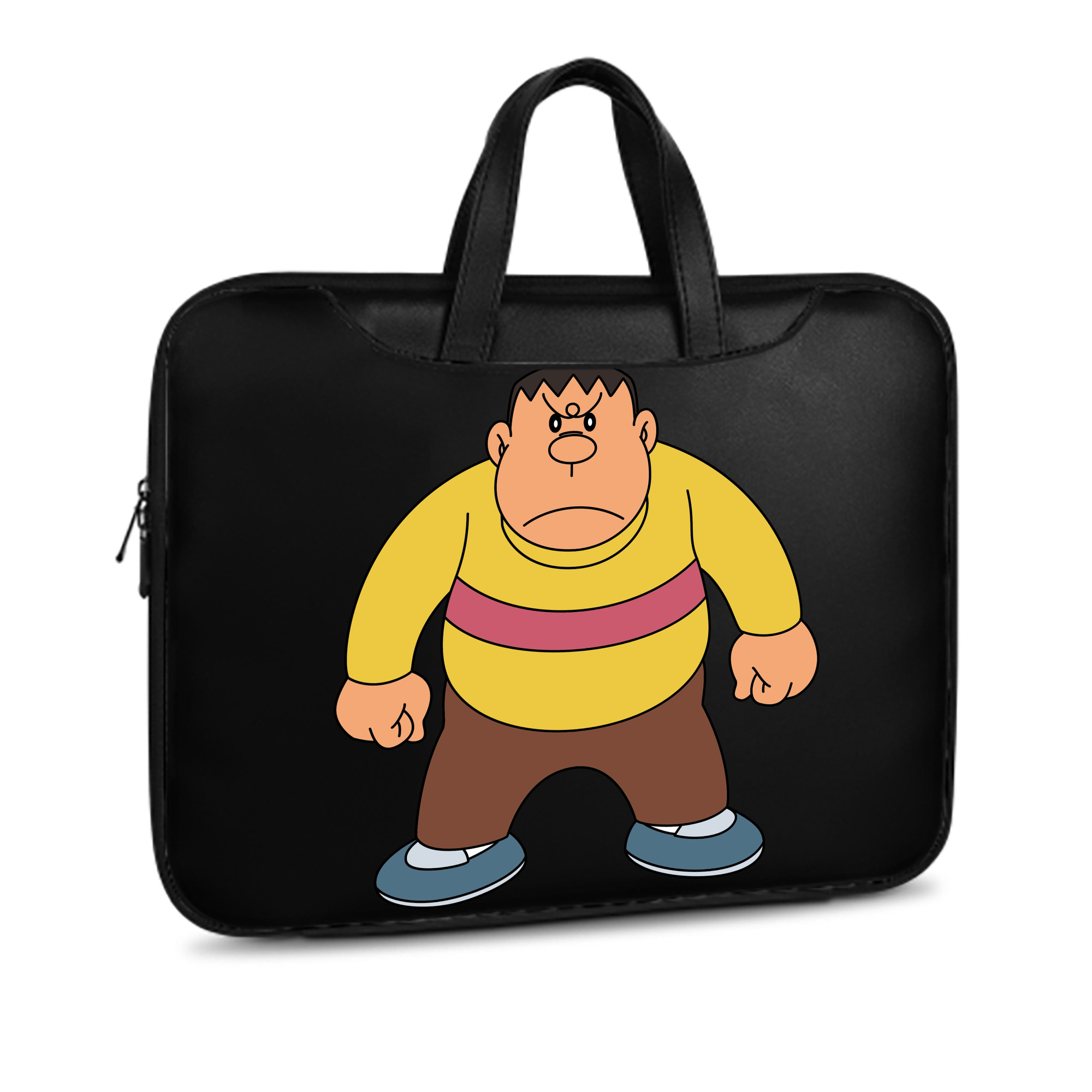 （画像用） ドラえもん 剛田武 Doraemon Gouta Takeshi レザーラップトップバッグ　ノートパソコンケース