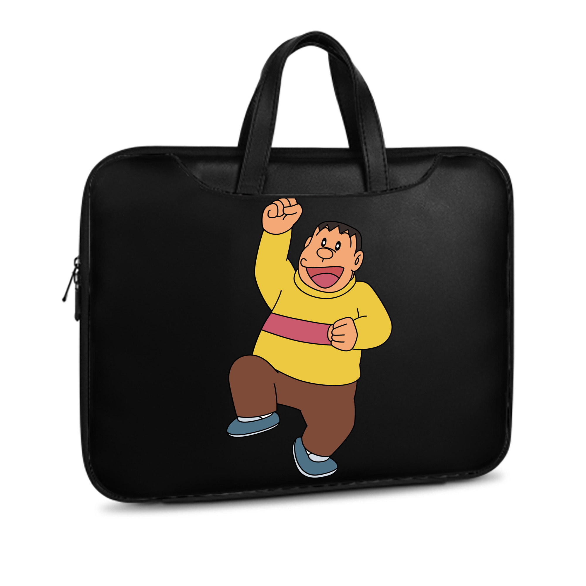 （画像用） ドラえもん 剛田武 Doraemon Gouta Takeshi レザーラップトップバッグ　ノートパソコンケース