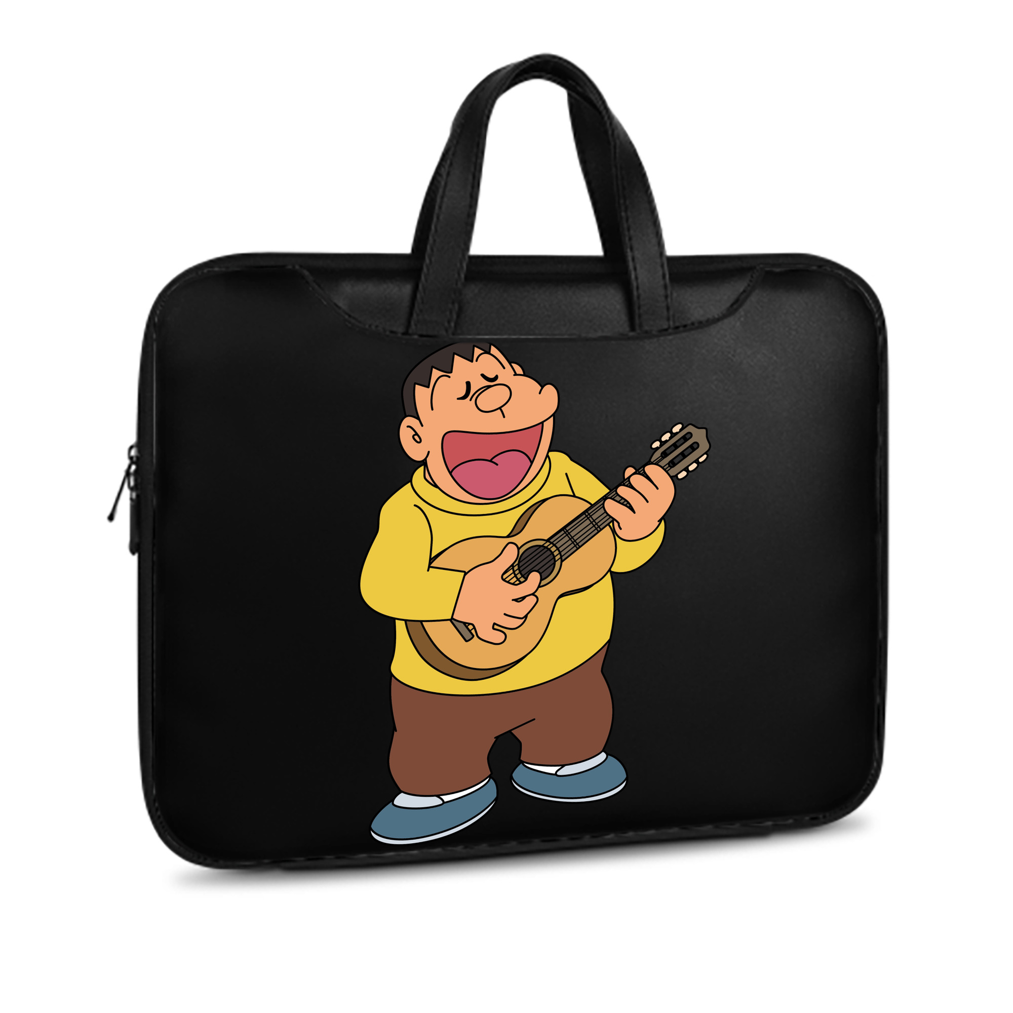 （画像用） ドラえもん 剛田武 Doraemon Gouta Takeshi レザーラップトップバッグ　ノートパソコンケース