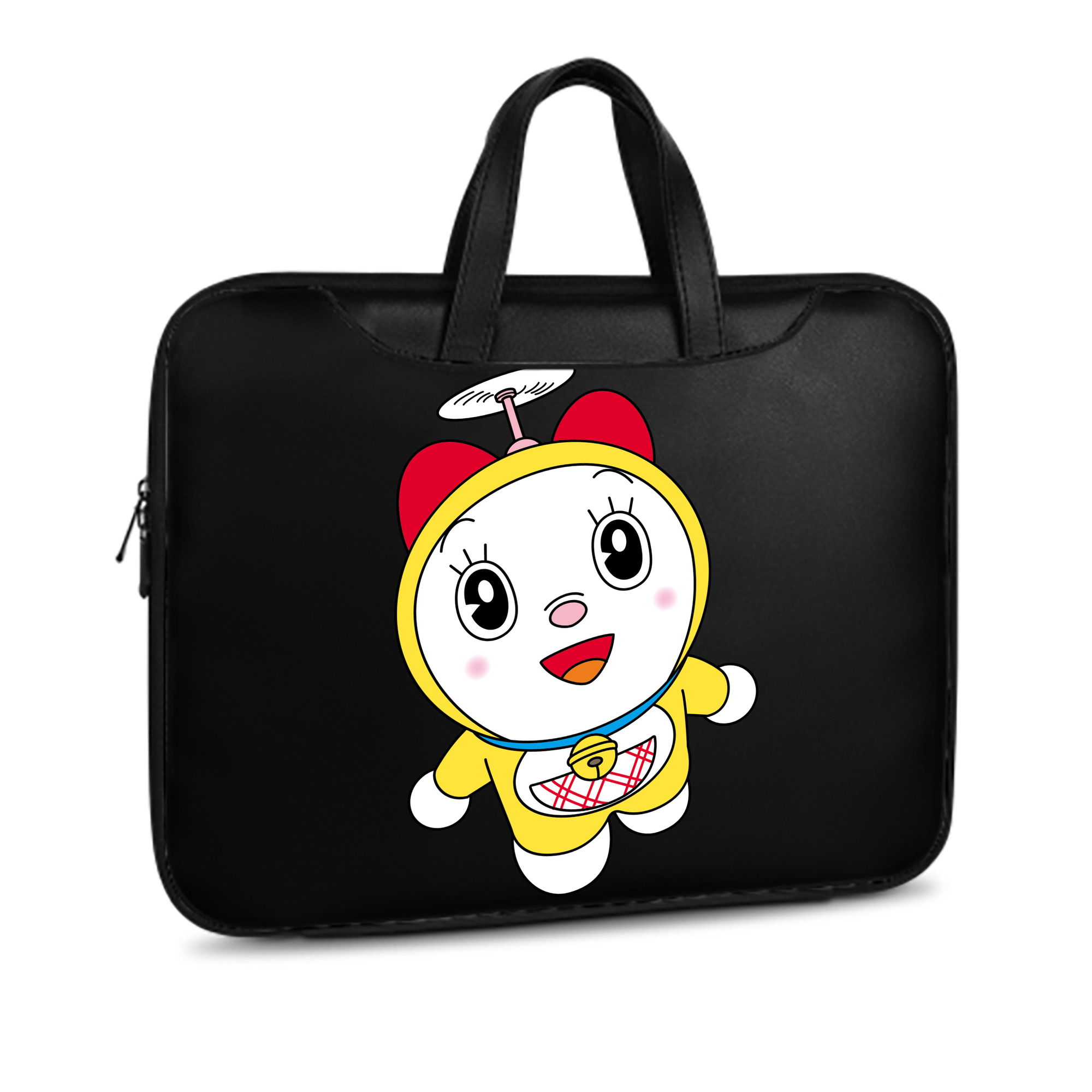 （画像用） ドラえもん ドラミ Doraemon Dorami レザーラップトップバッグ　ノートパソコンケース
