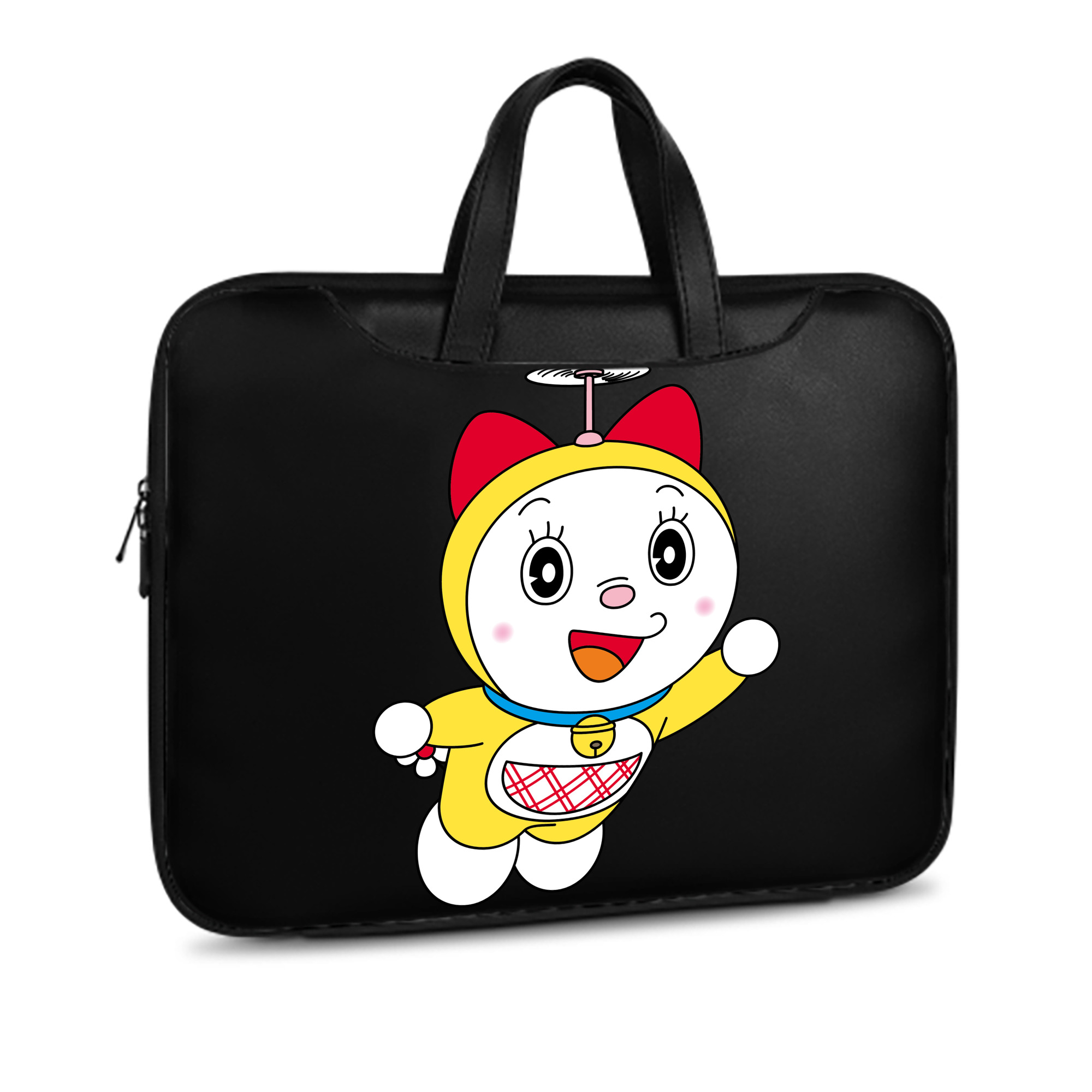 （画像用） ドラえもん ドラミ Doraemon Dorami レザーラップトップバッグ　ノートパソコンケース