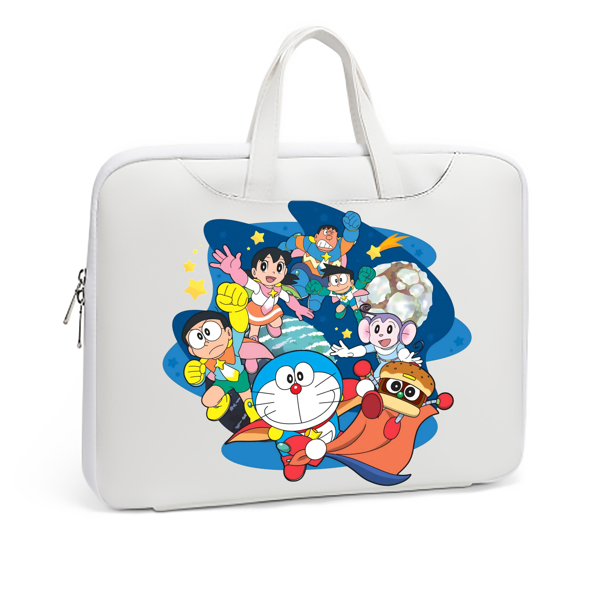 （画像用） ドラえもん Doraemon レザーラップトップバッグ　ノートパソコンケース