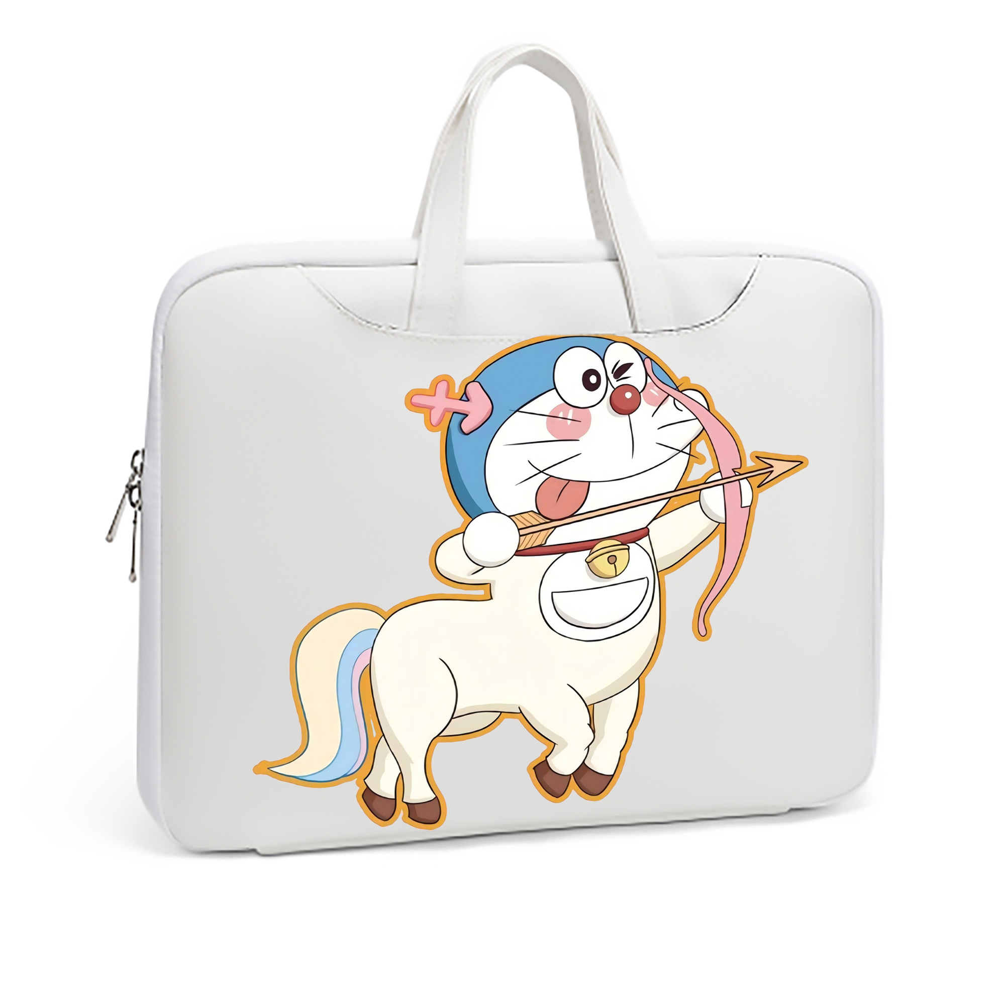 （画像用） ドラえもん Doraemon レザーラップトップバッグ　ノートパソコンケース