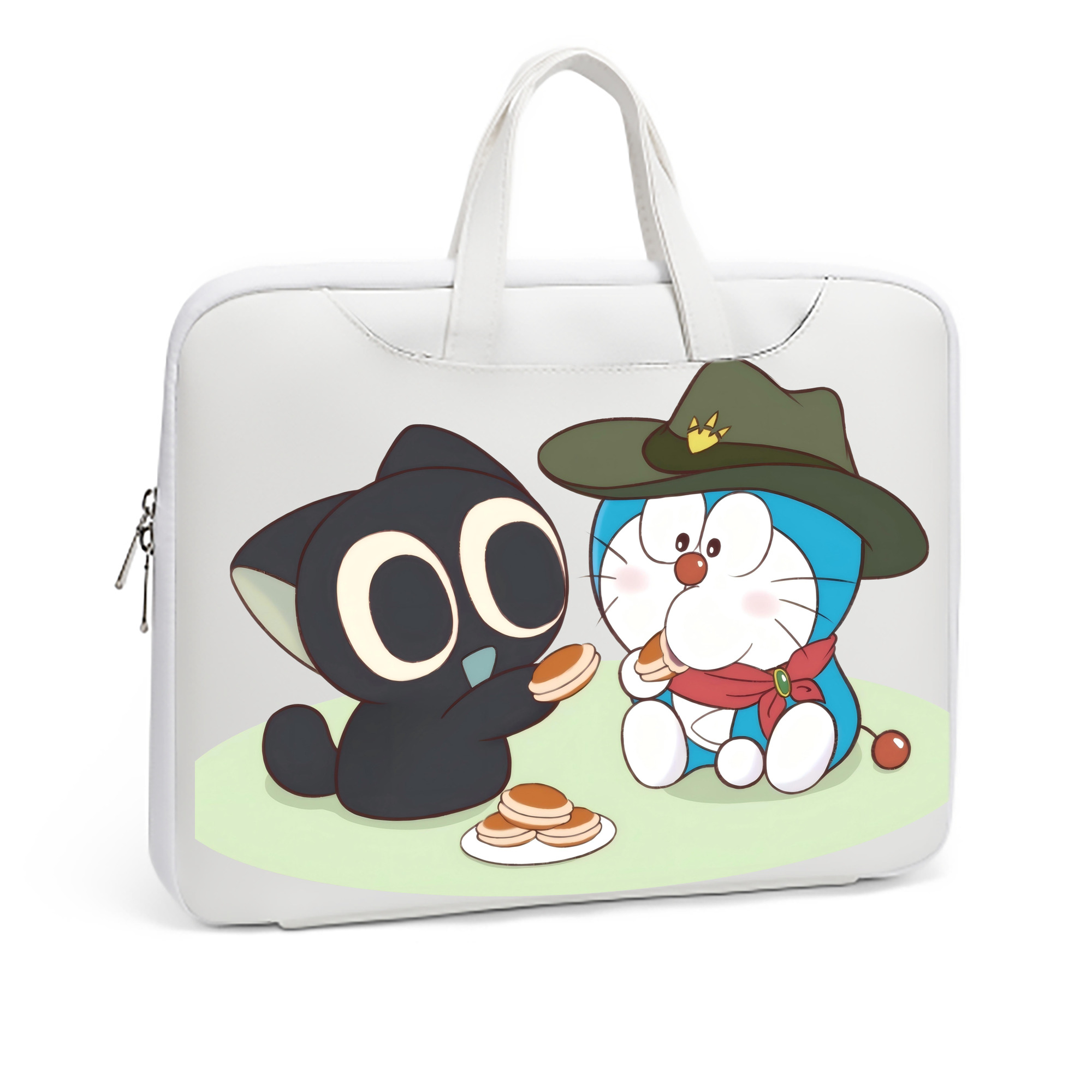 （画像用） ドラえもん Doraemon レザーラップトップバッグ　ノートパソコンケース