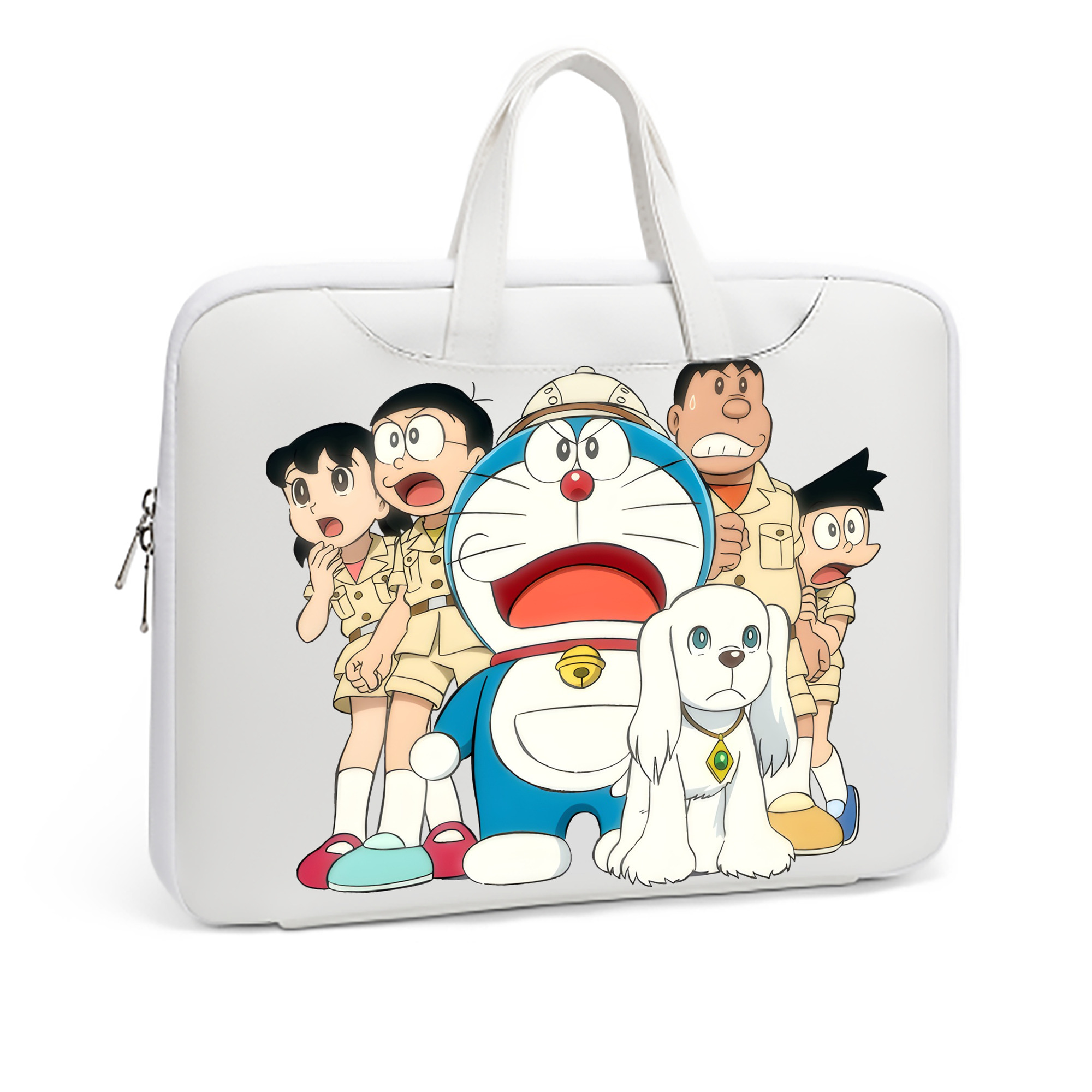 （画像用） ドラえもん Doraemon レザーラップトップバッグ　ノートパソコンケース