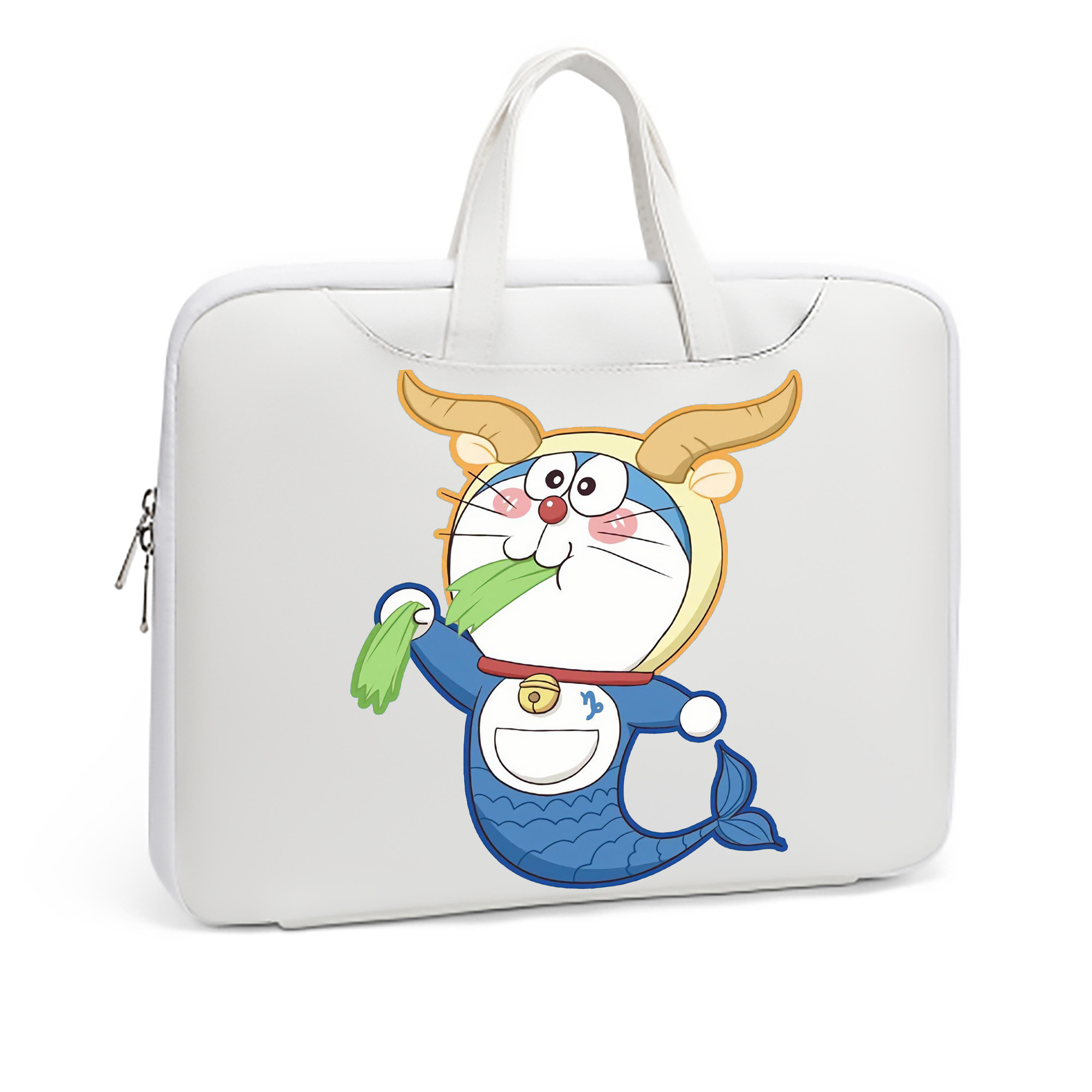 （画像用） ドラえもん Doraemon レザーラップトップバッグ　ノートパソコンケース