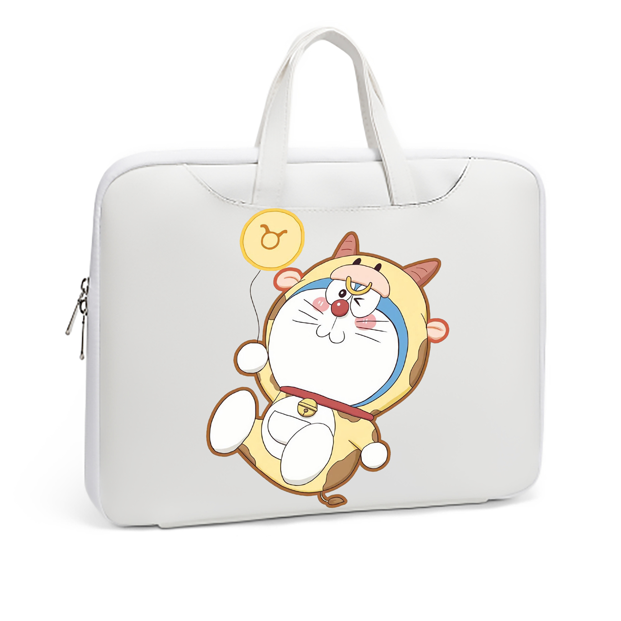 （画像用） ドラえもん Doraemon レザーラップトップバッグ　ノートパソコンケース
