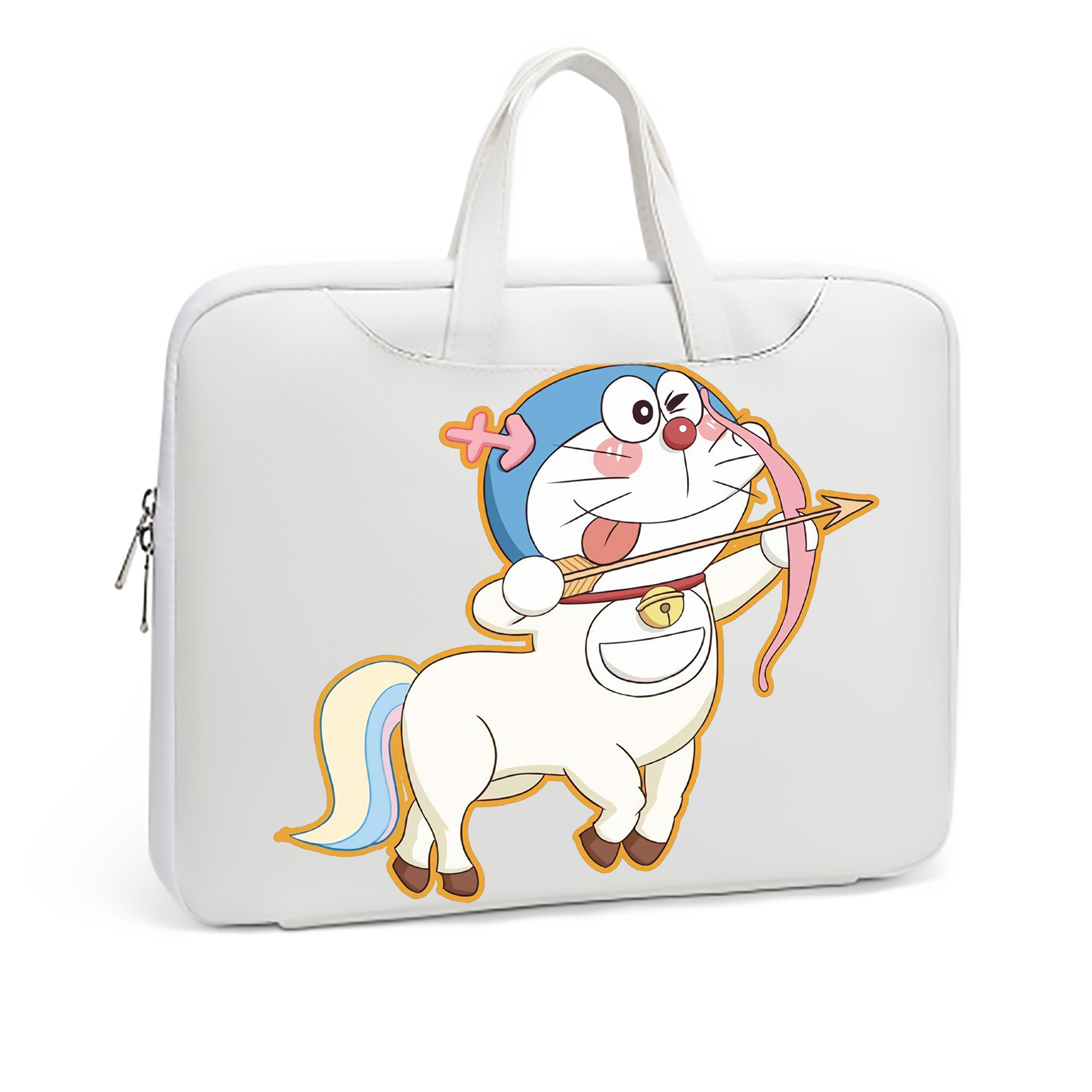 （画像用） ドラえもん Doraemon レザーラップトップバッグ　ノートパソコンケース