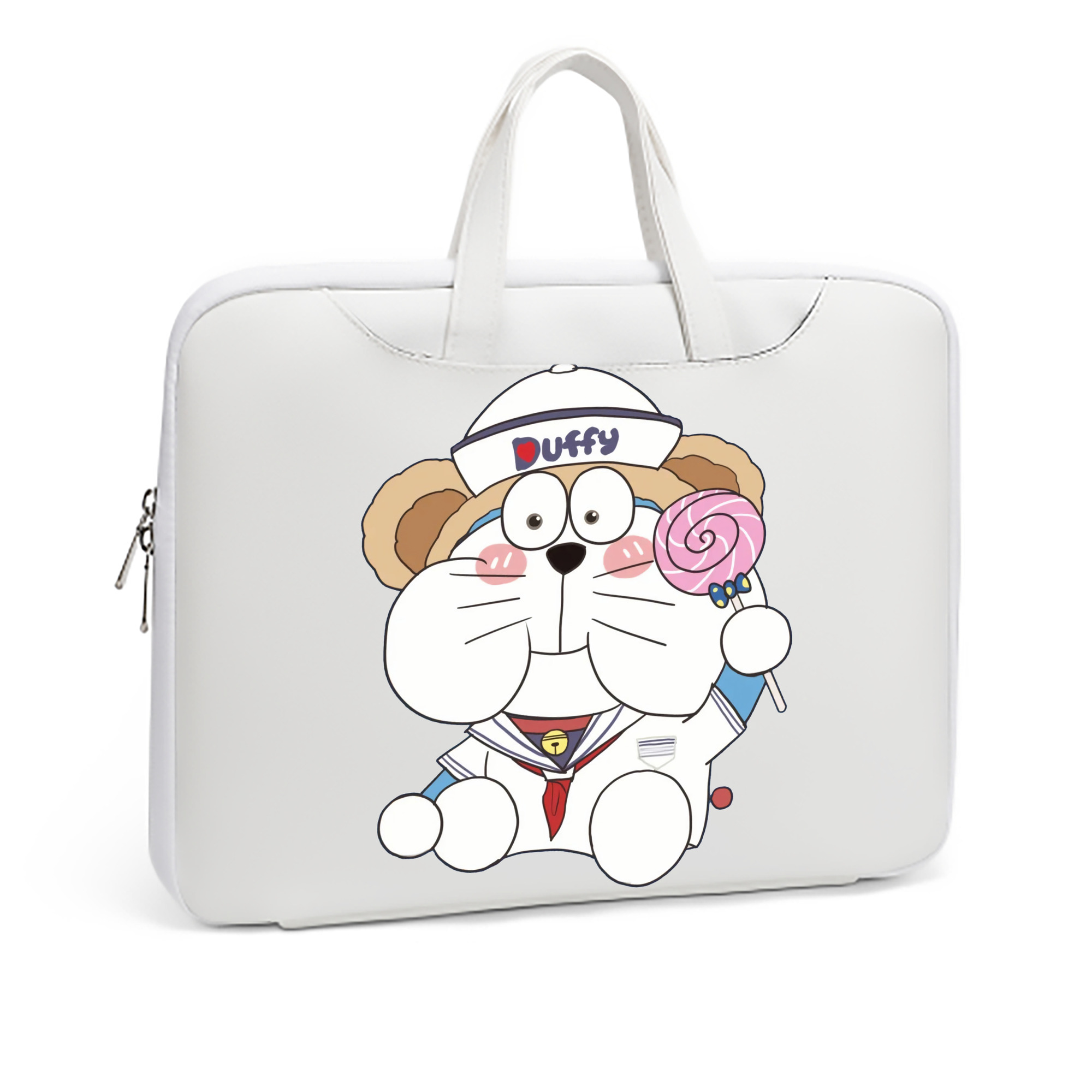 （画像用） ドラえもん Doraemon レザーラップトップバッグ　ノートパソコンケース