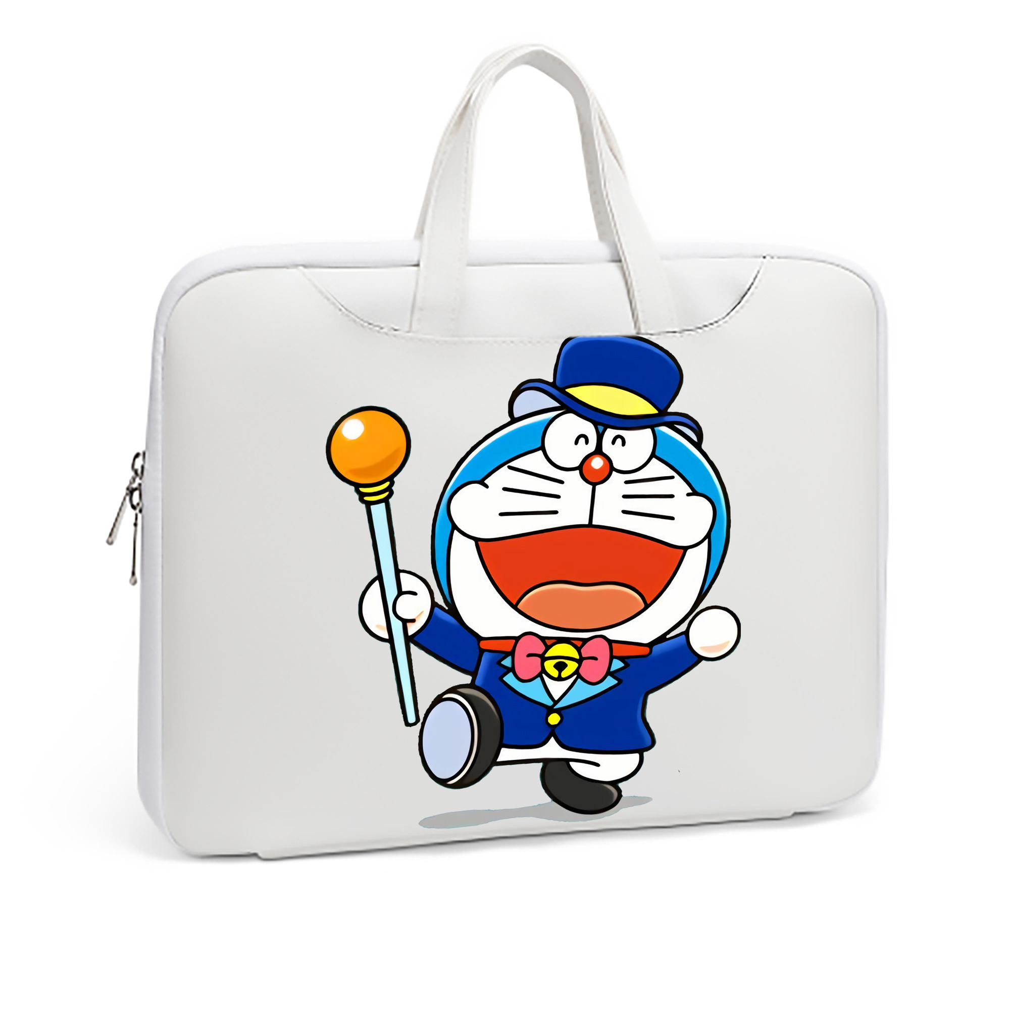 （画像用） ドラえもん Doraemon レザーラップトップバッグ　ノートパソコンケース