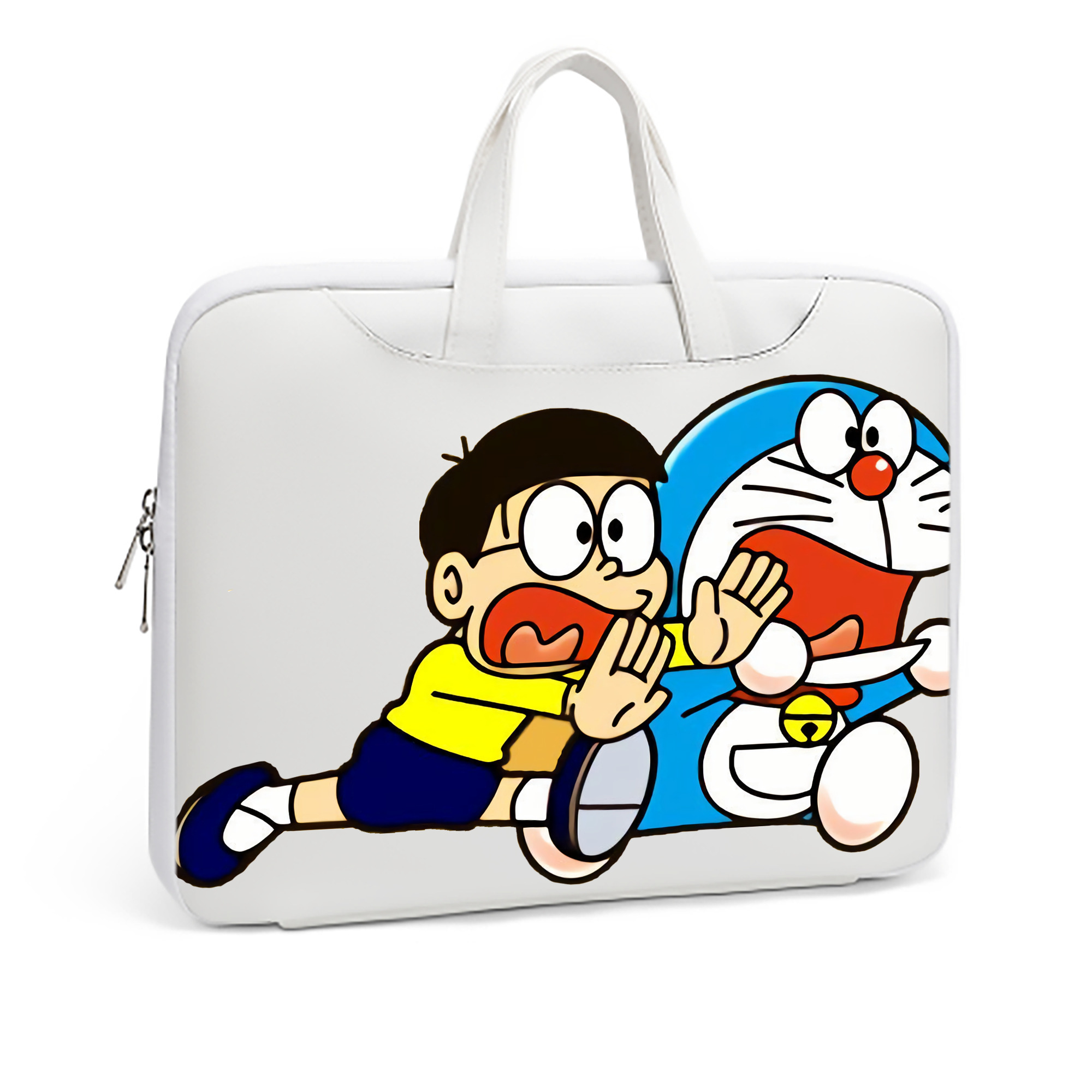 （画像用） ドラえもん Doraemon レザーラップトップバッグ　ノートパソコンケース