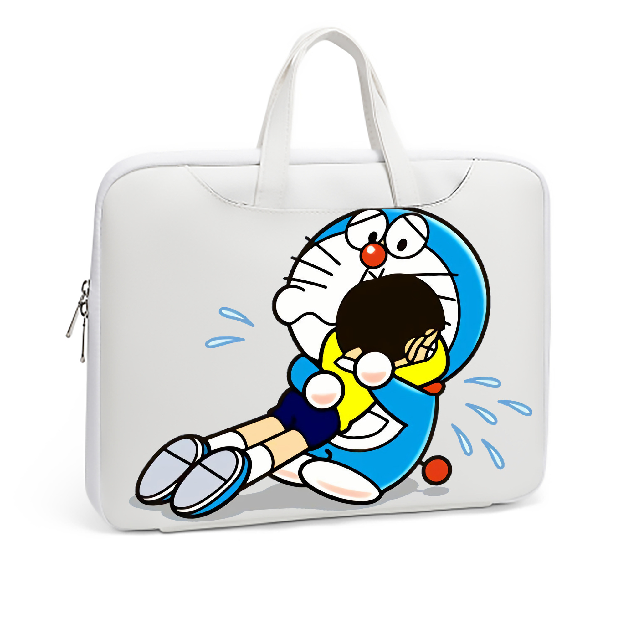 （画像用） ドラえもん Doraemon レザーラップトップバッグ　ノートパソコンケース