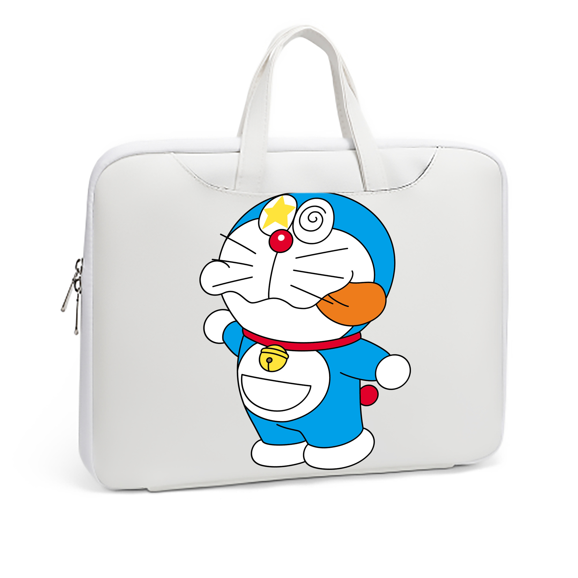 （画像用） ドラえもん Doraemon レザーラップトップバッグ　ノートパソコンケース