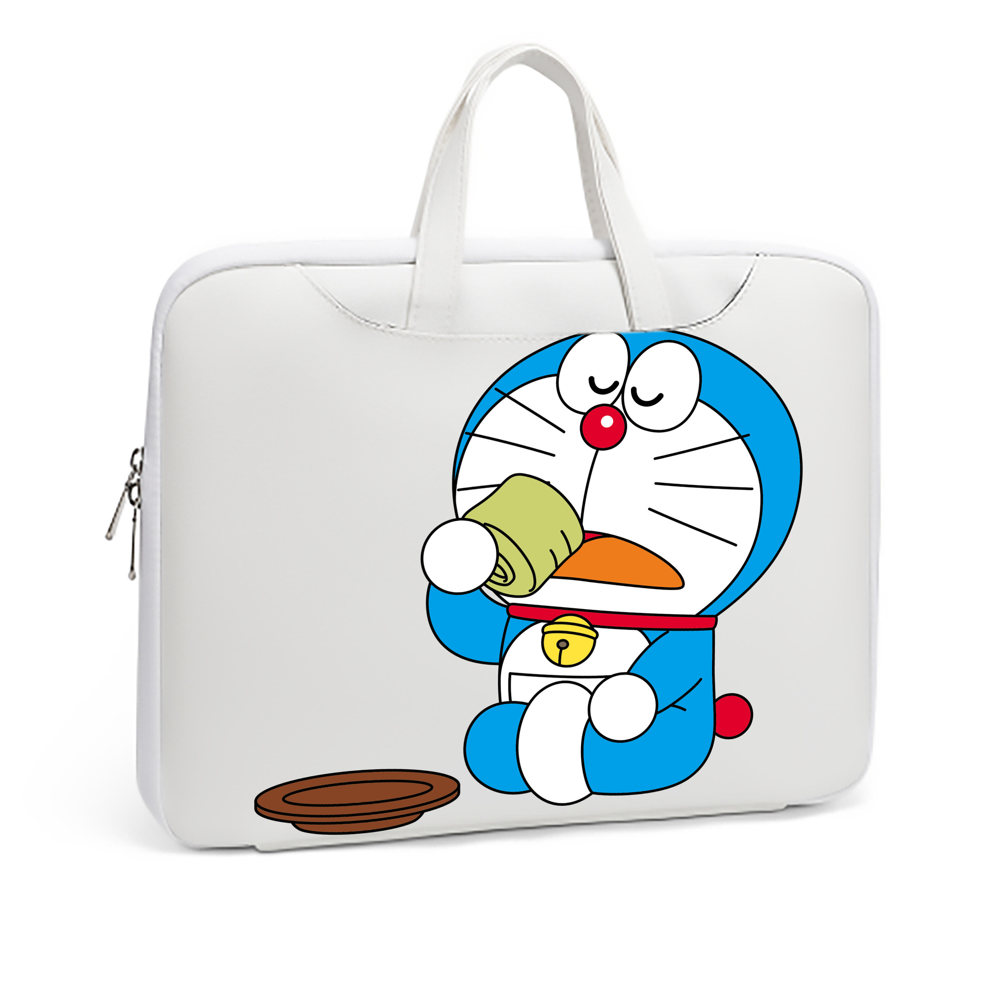 （画像用） ドラえもん Doraemon レザーラップトップバッグ　ノートパソコンケース