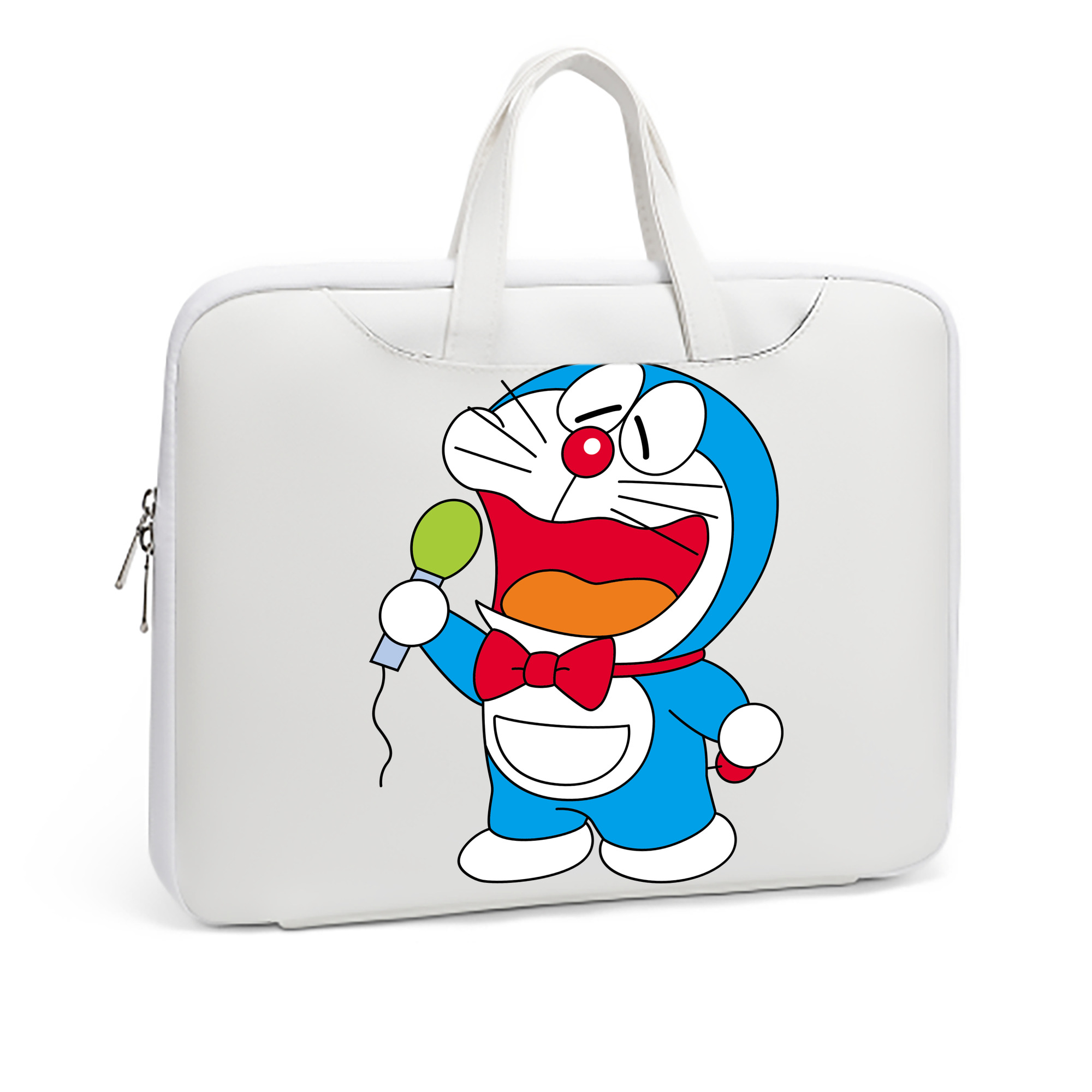 （画像用） ドラえもん Doraemon レザーラップトップバッグ　ノートパソコンケース