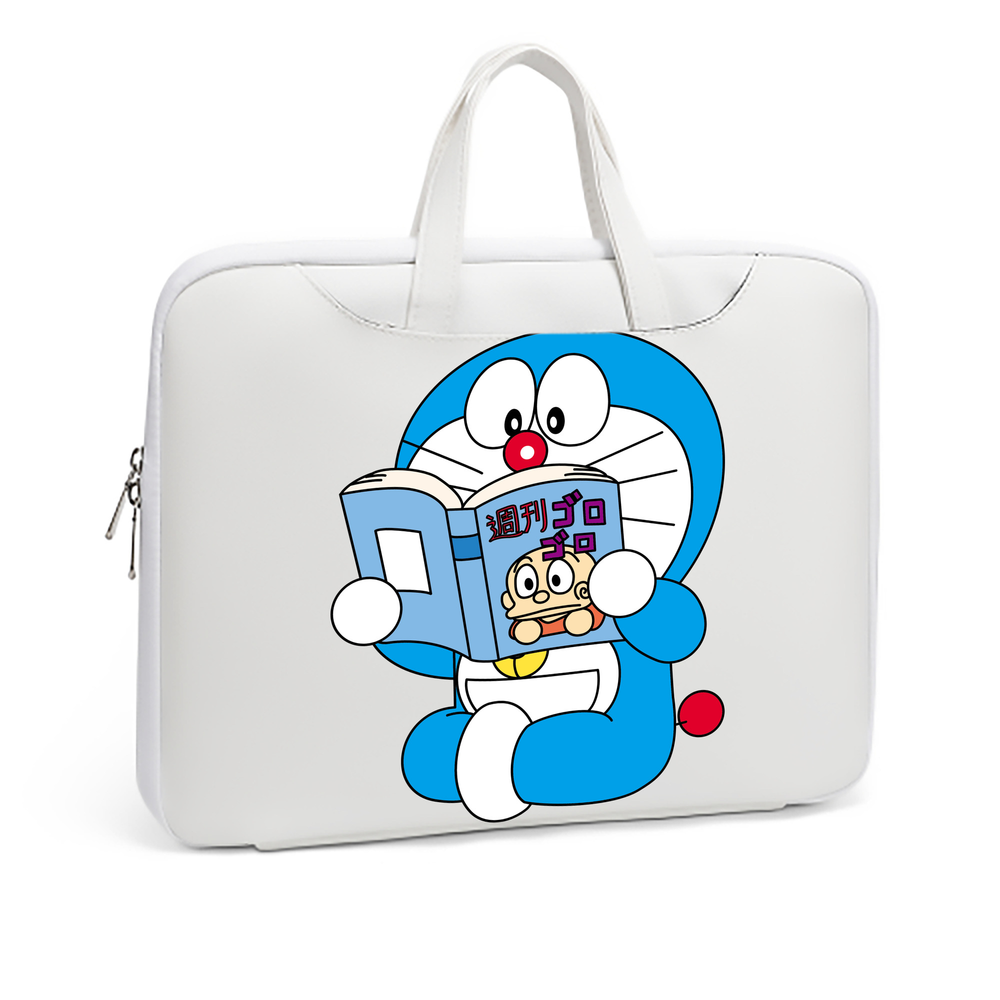 （画像用） ドラえもん Doraemon レザーラップトップバッグ　ノートパソコンケース
