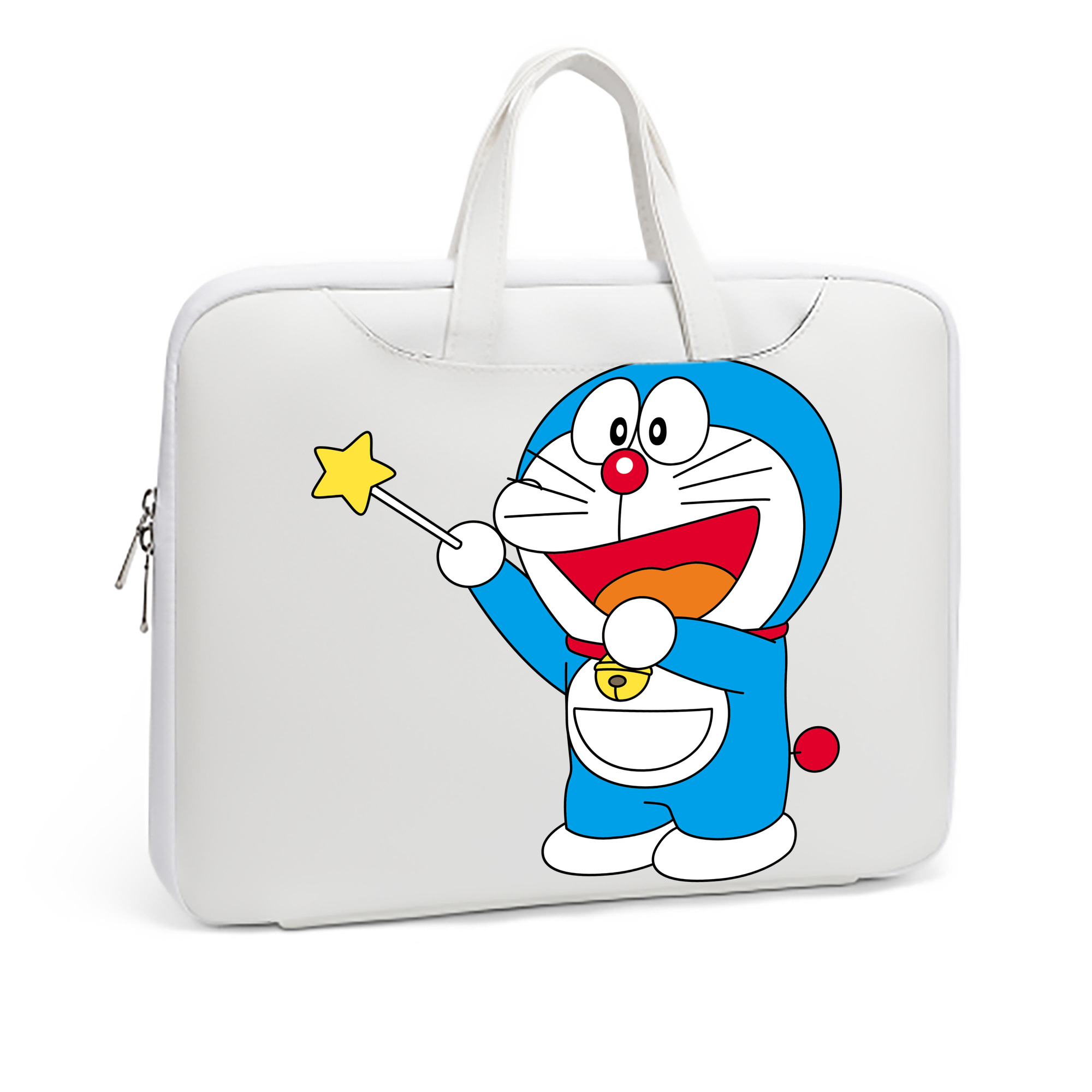 （画像用） ドラえもん Doraemon レザーラップトップバッグ　ノートパソコンケース