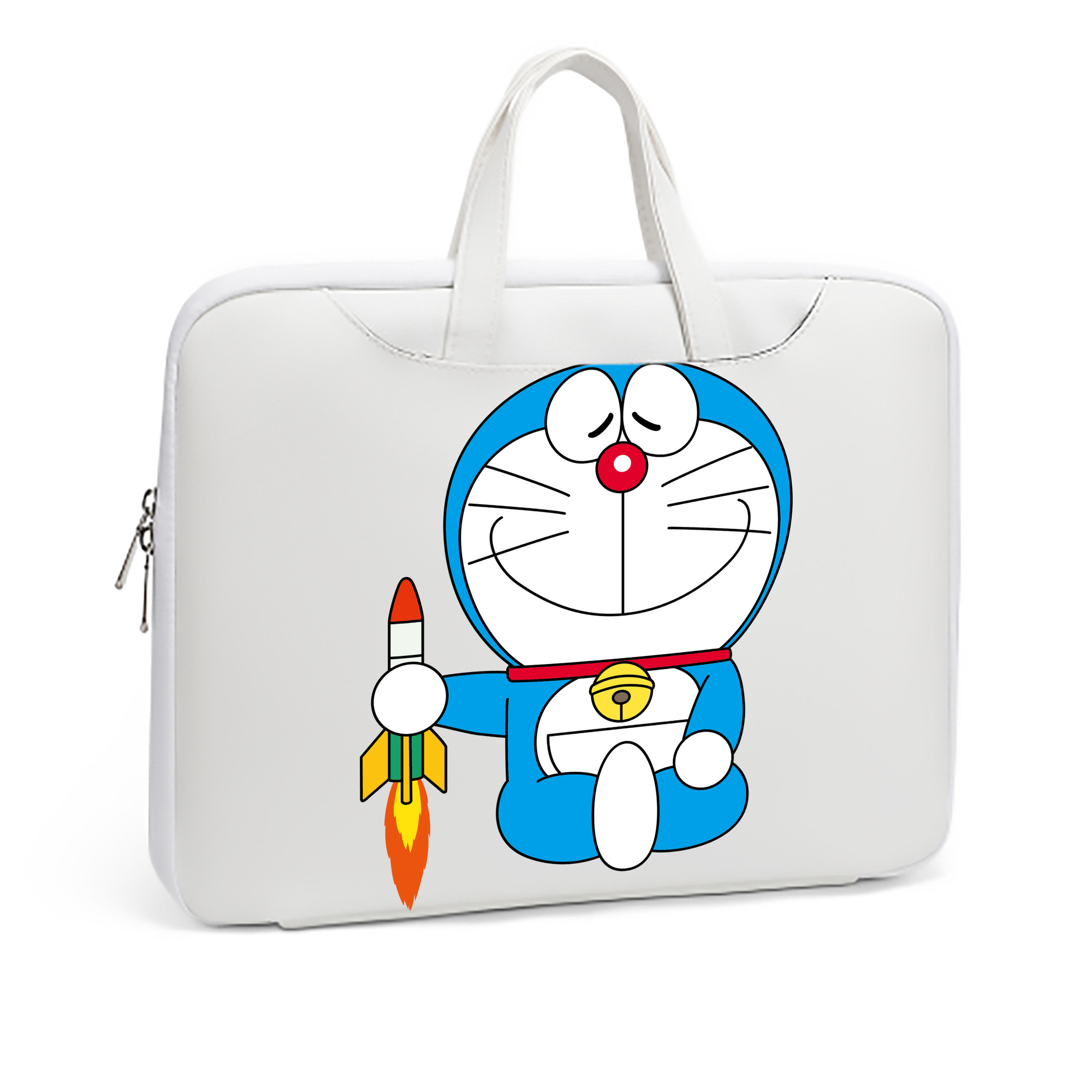 （画像用） ドラえもん Doraemon レザーラップトップバッグ　ノートパソコンケース