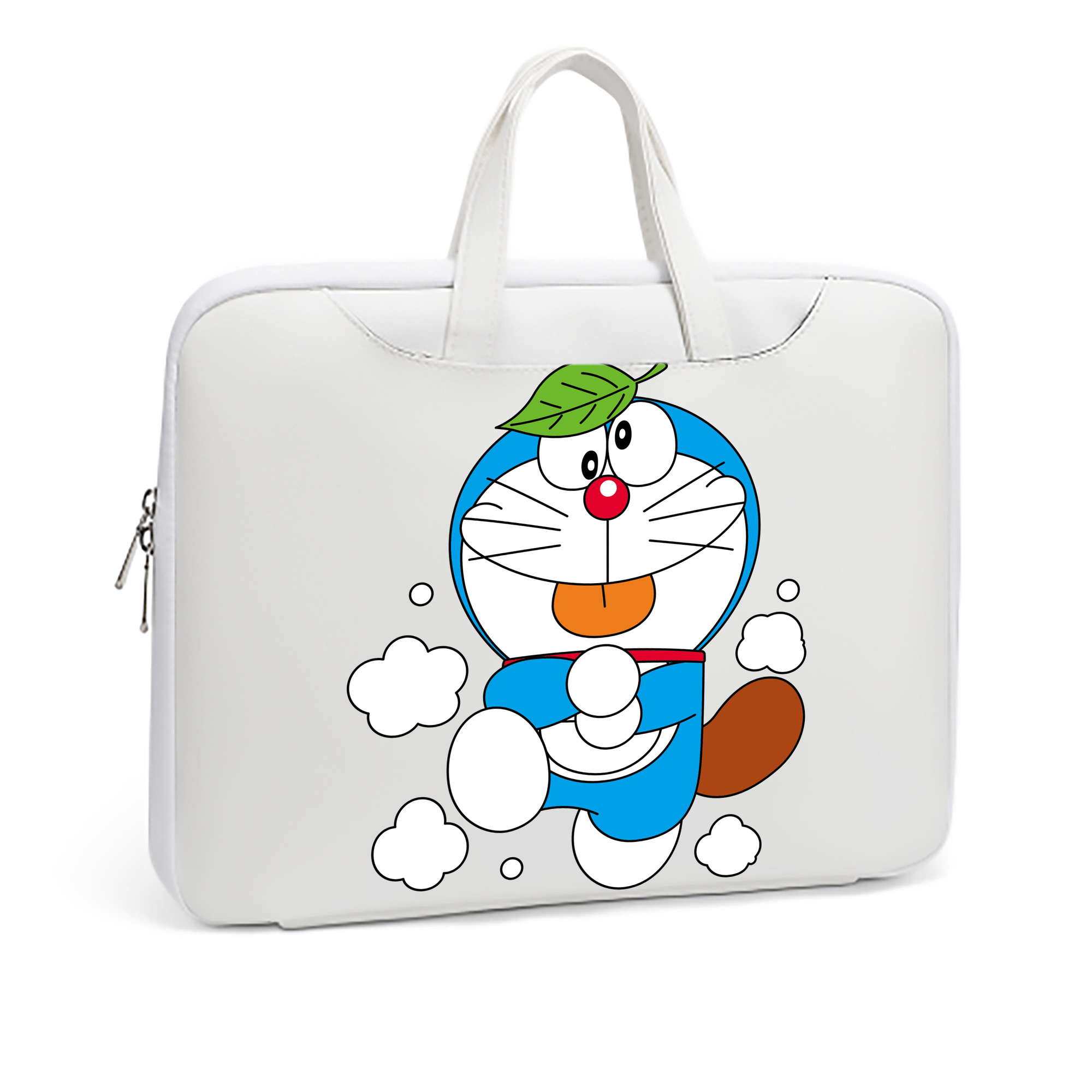 （画像用） ドラえもん Doraemon レザーラップトップバッグ　ノートパソコンケース