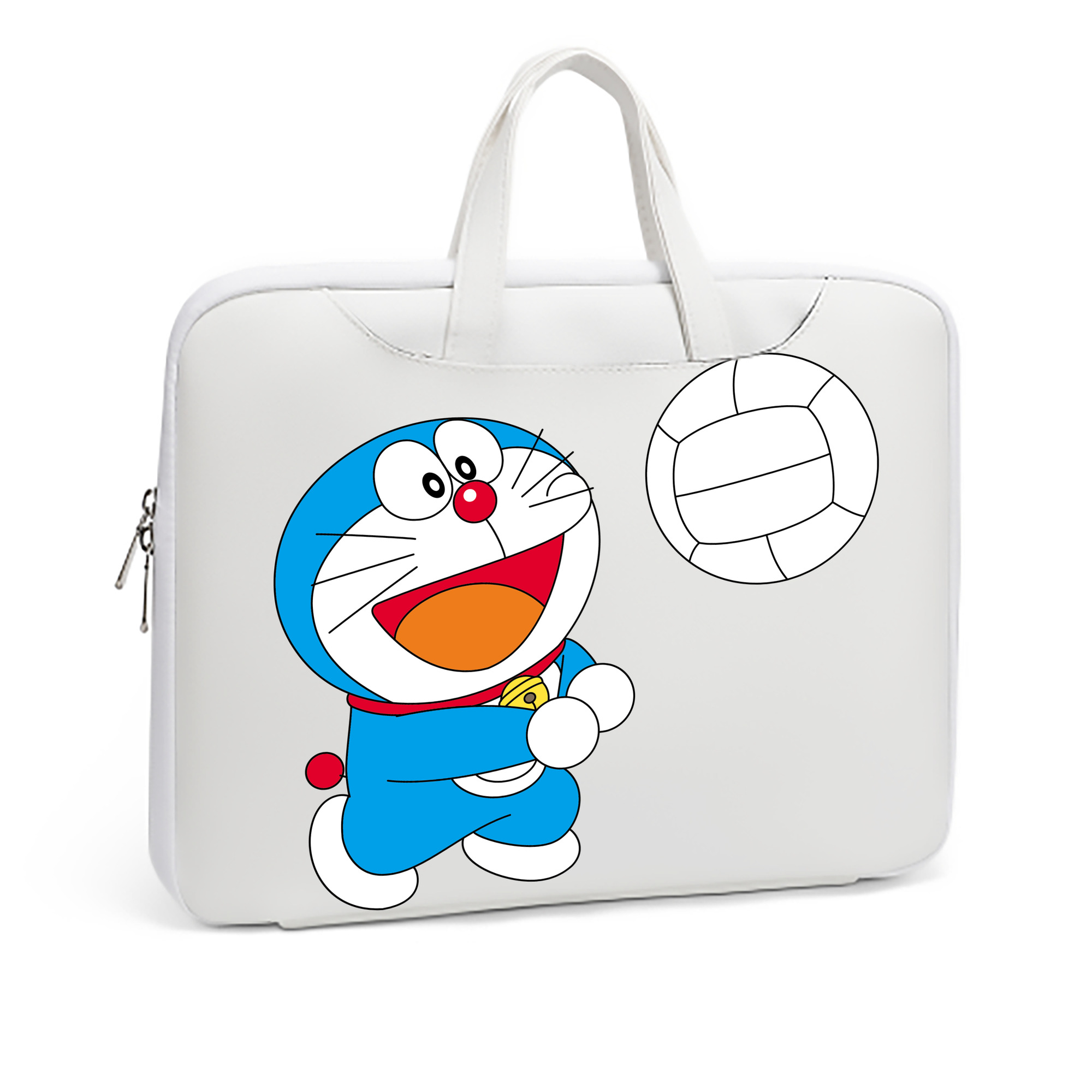 （画像用） ドラえもん Doraemon レザーラップトップバッグ　ノートパソコンケース