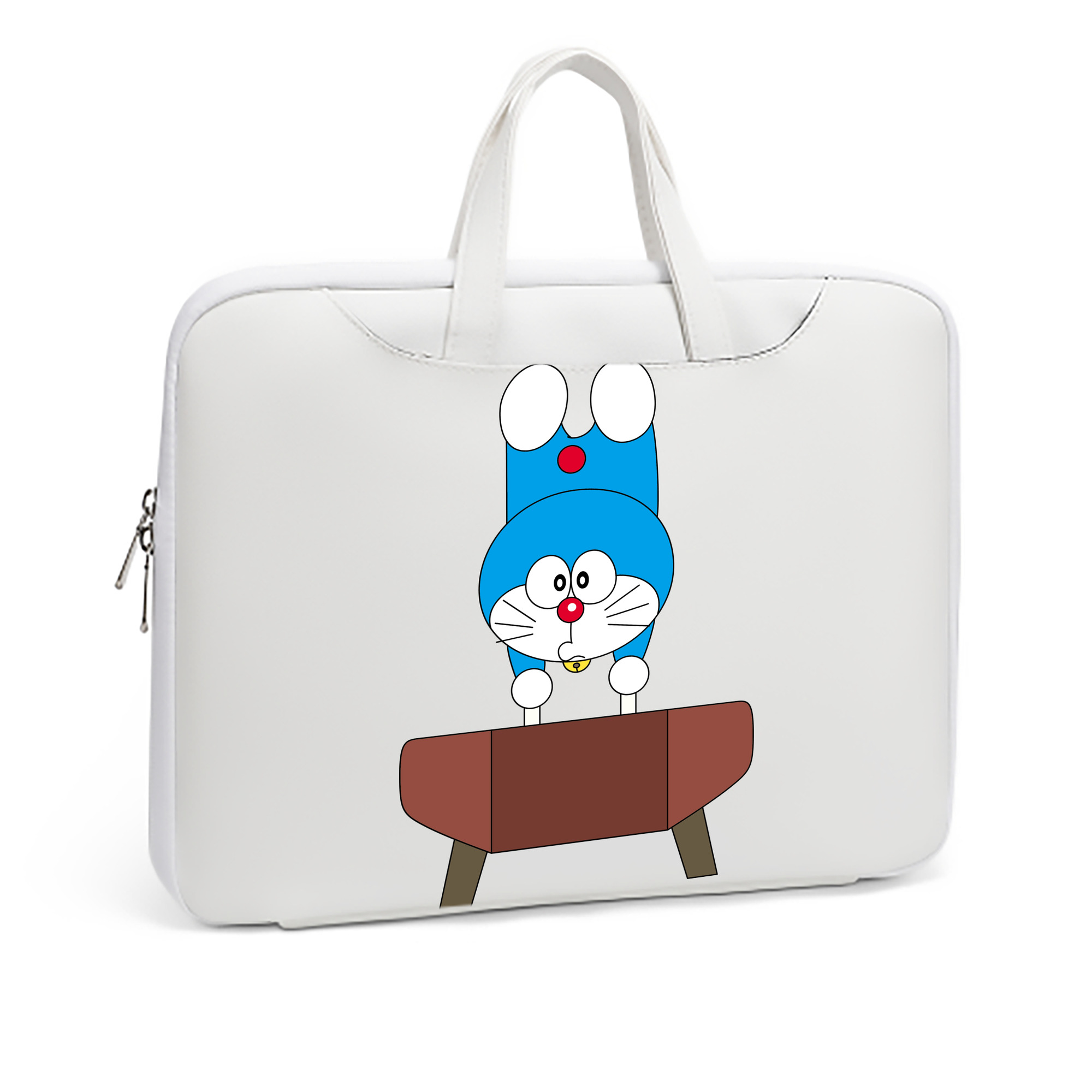 （画像用） ドラえもん Doraemon レザーラップトップバッグ　ノートパソコンケース