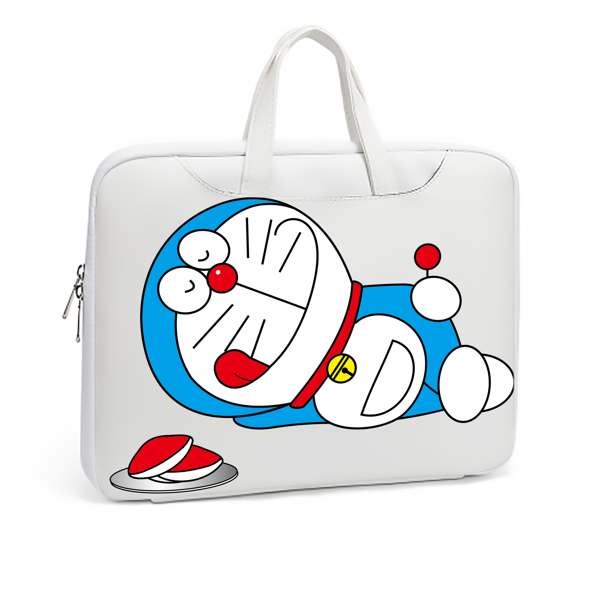 （画像用） ドラえもん Doraemon レザーラップトップバッグ　ノートパソコンケース