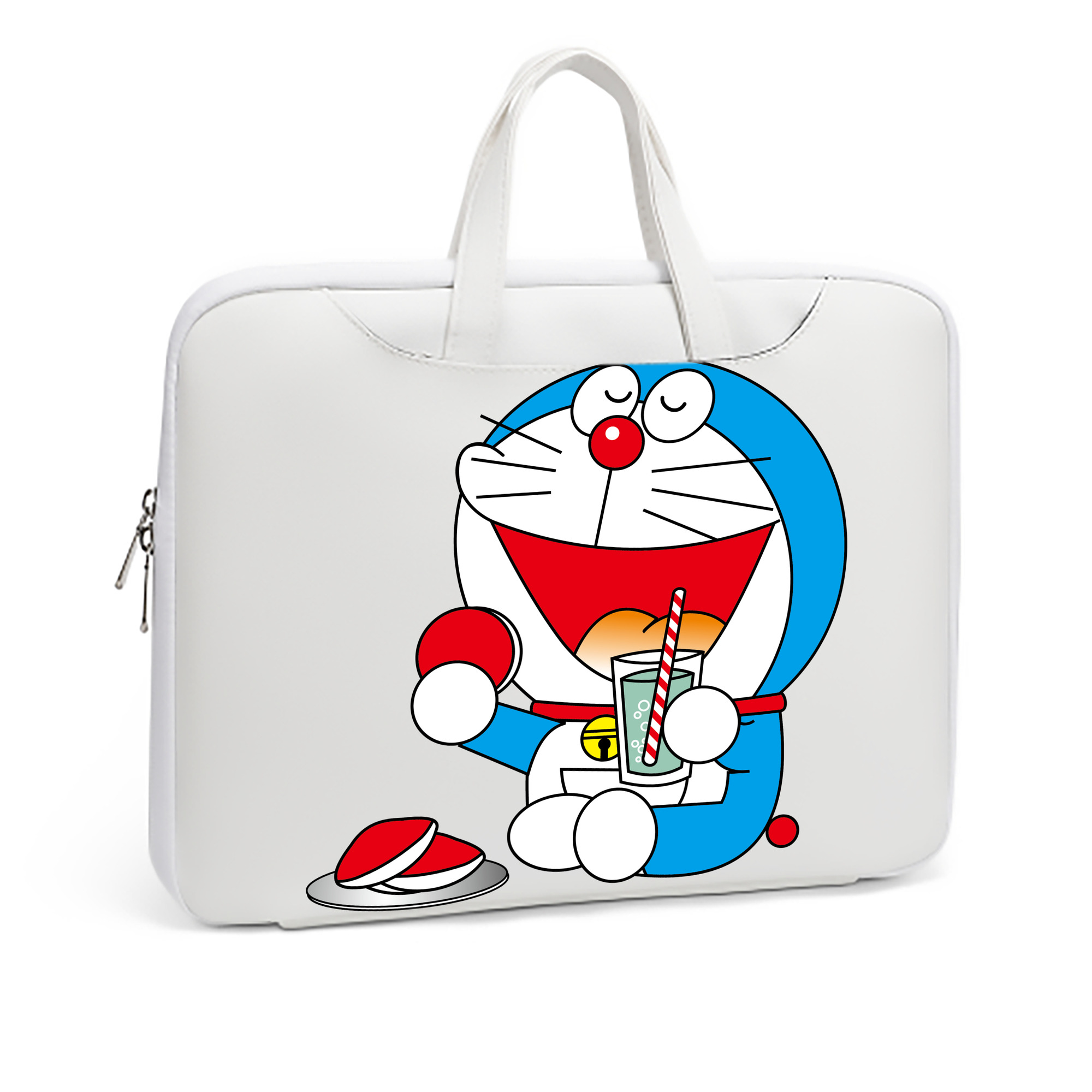（画像用） ドラえもん Doraemon レザーラップトップバッグ　ノートパソコンケース