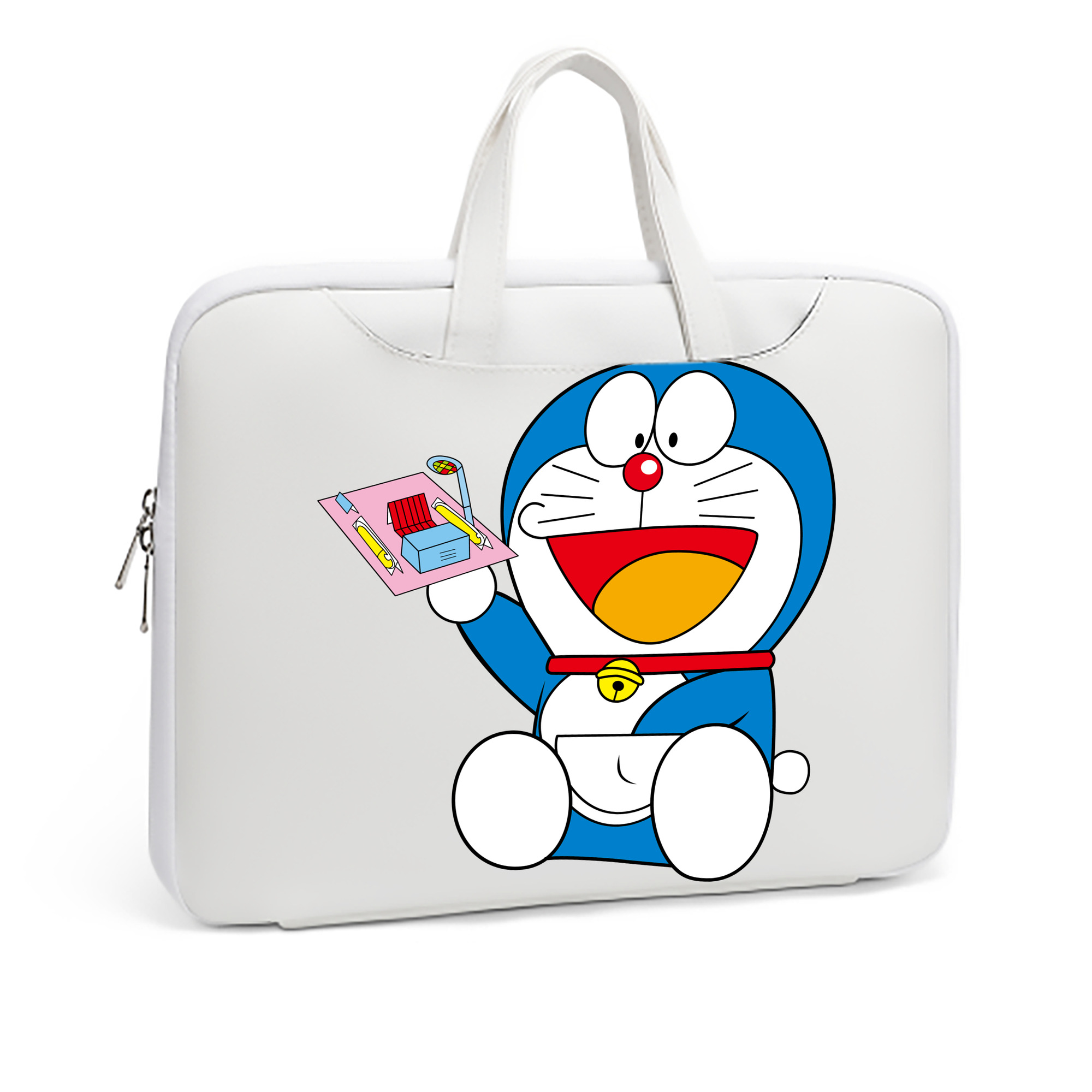 （画像用） ドラえもん Doraemon レザーラップトップバッグ　ノートパソコンケース