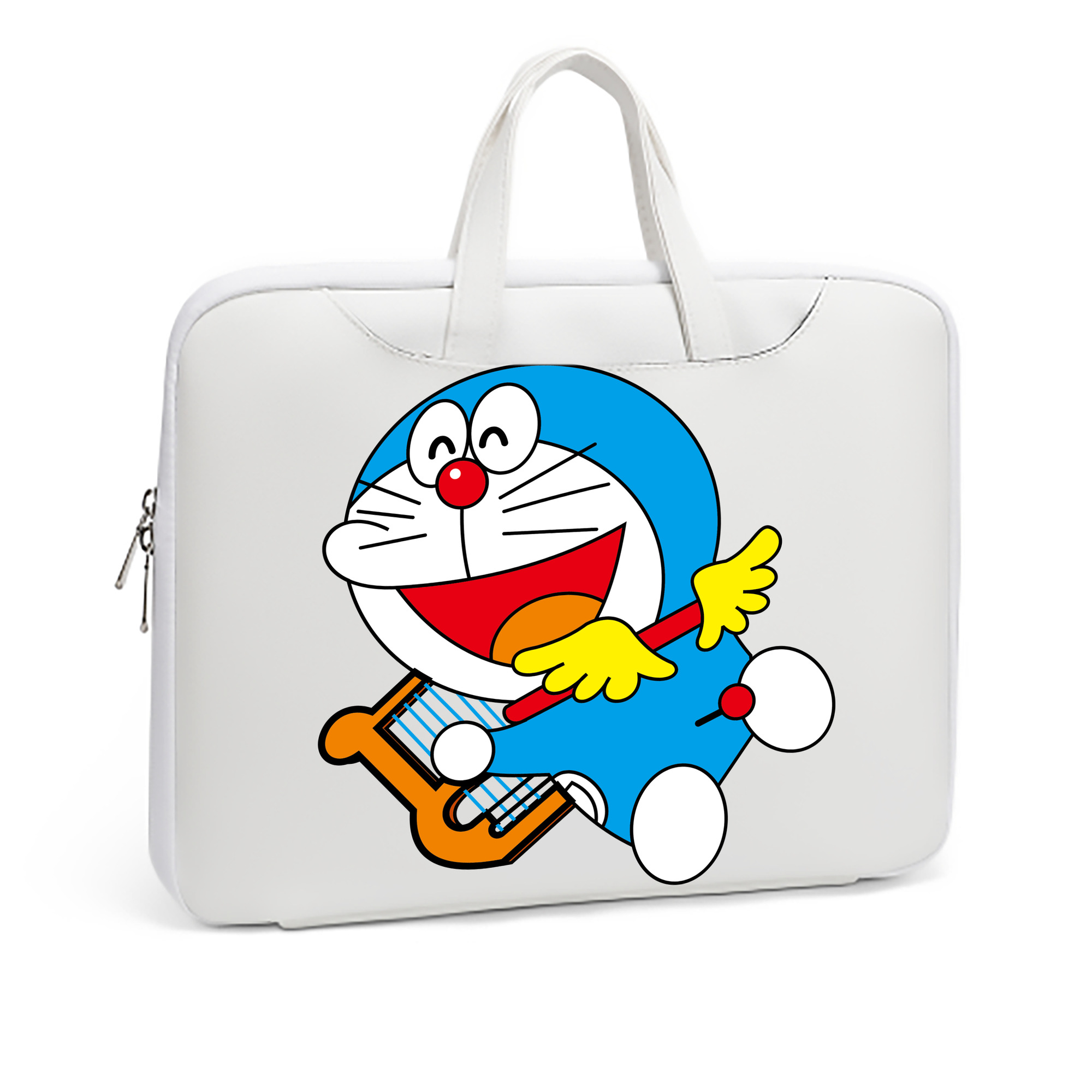 （画像用） ドラえもん Doraemon レザーラップトップバッグ　ノートパソコンケース